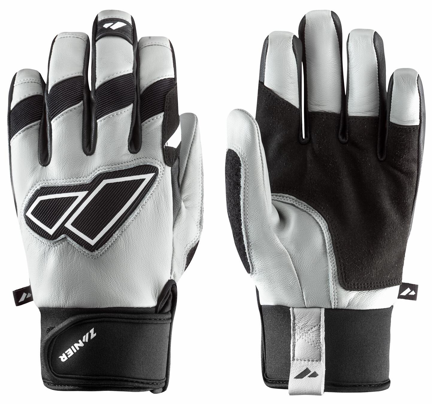 zanier-mymountainpassion-glove-handschuhe-silber-schwarz-ziegenleder image 1