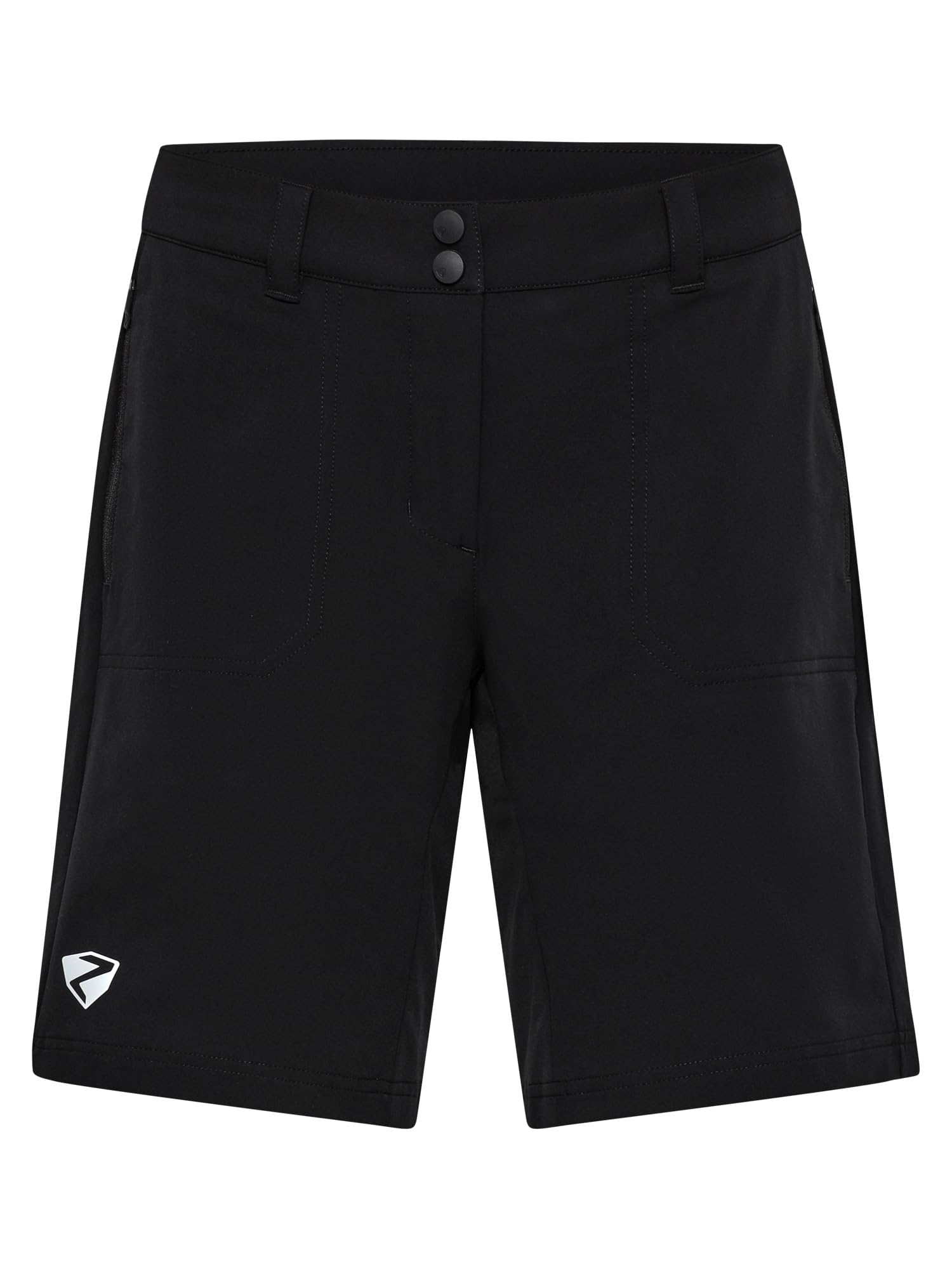 ziener-nakoa-lady-outdoor-shorts-damen-elastisch-schwarz image 1