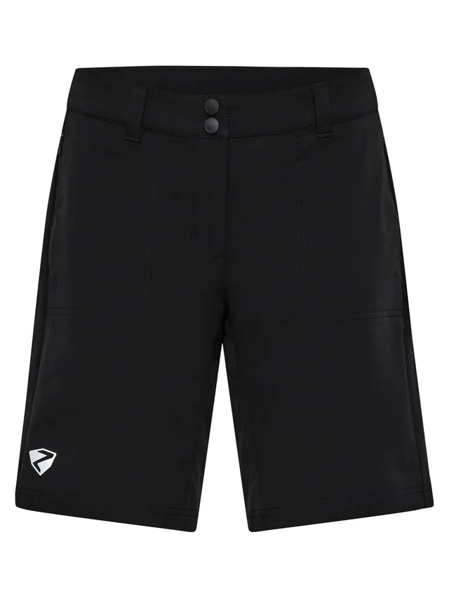 ziener-nakoa-lady-outdoor-shorts-damen-elastisch-schwarz image 1