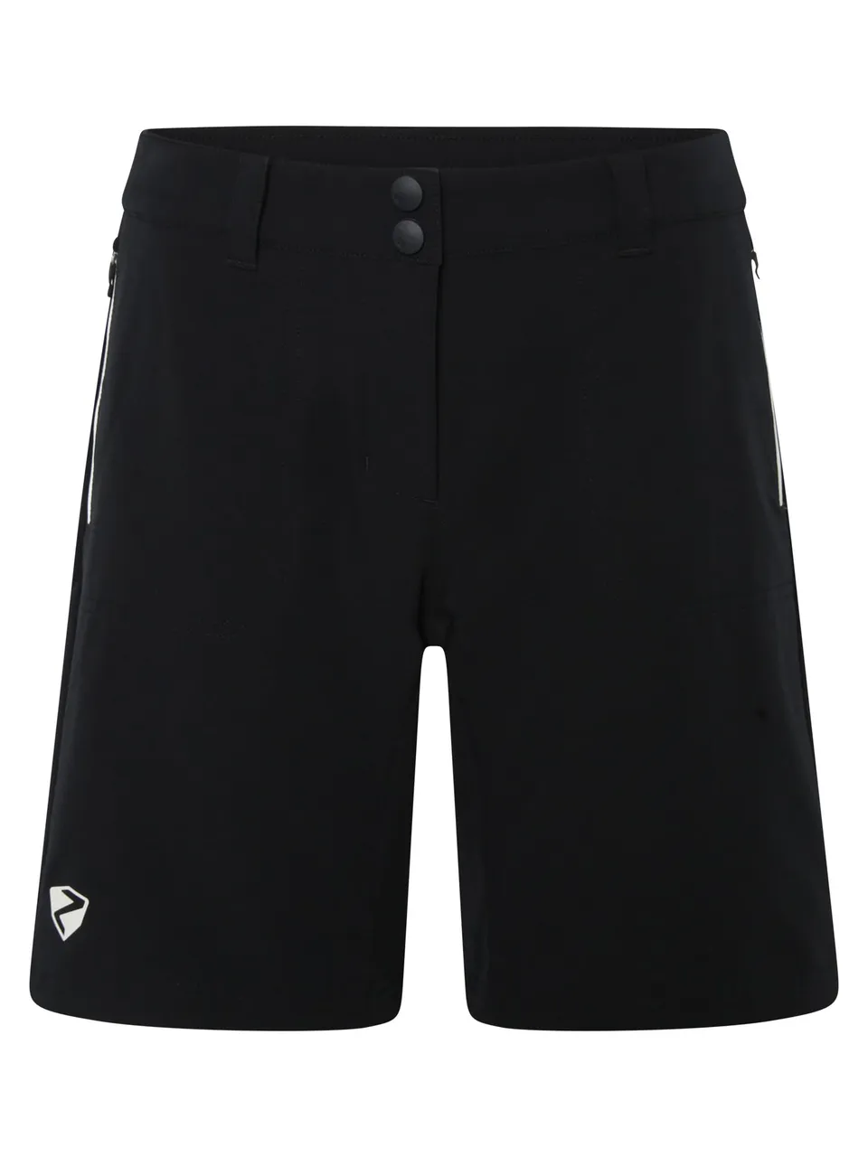 ziener-nakoa-z-bikeshorts-damen-schwarz-wei-gr-38 image 1