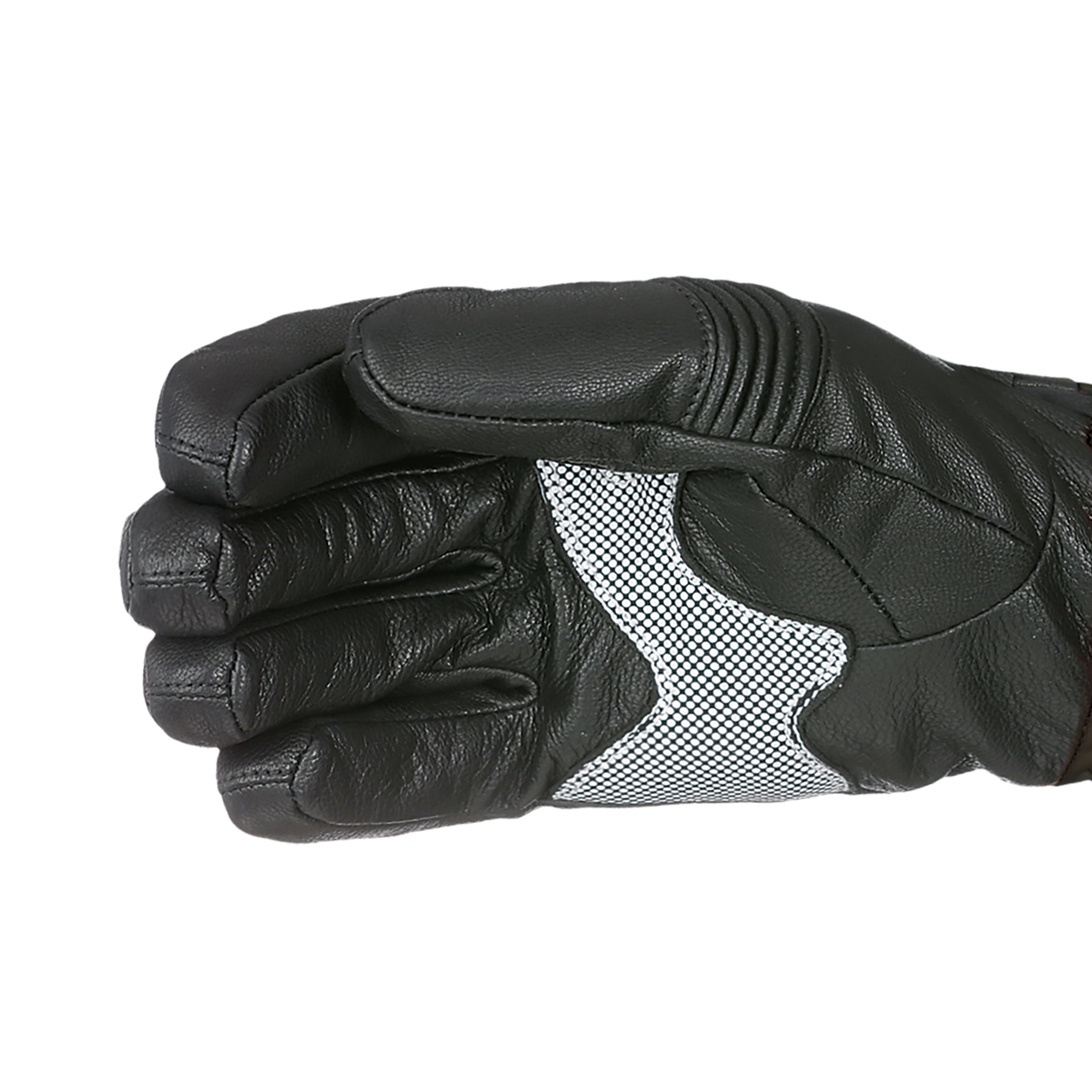 level-worldcup-race-skihandschuhe-schwarz-leder-wasserdicht image 3