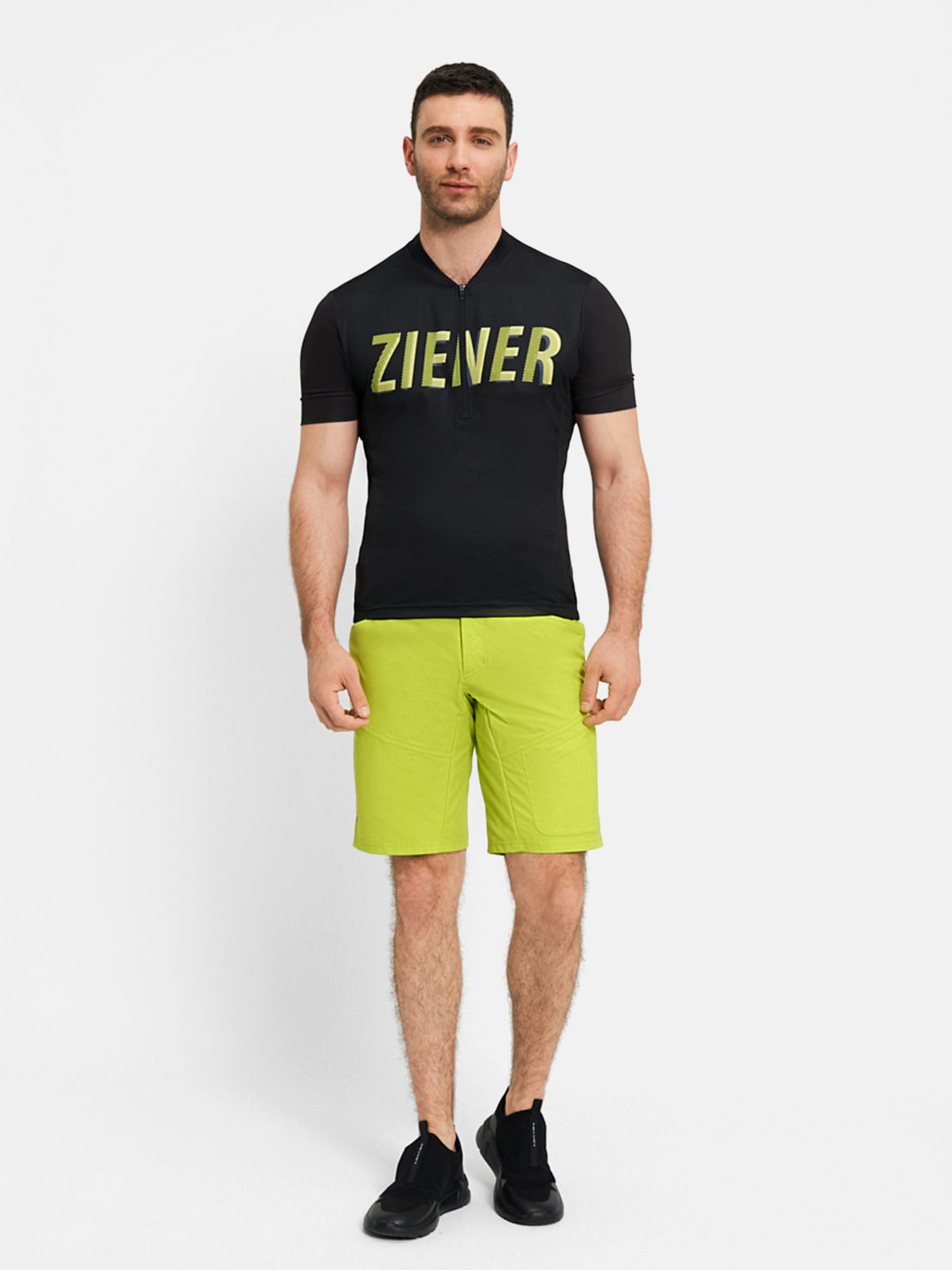 ziener-nelat-z-herren-bike-shorts-50-bitter-lemon image 4