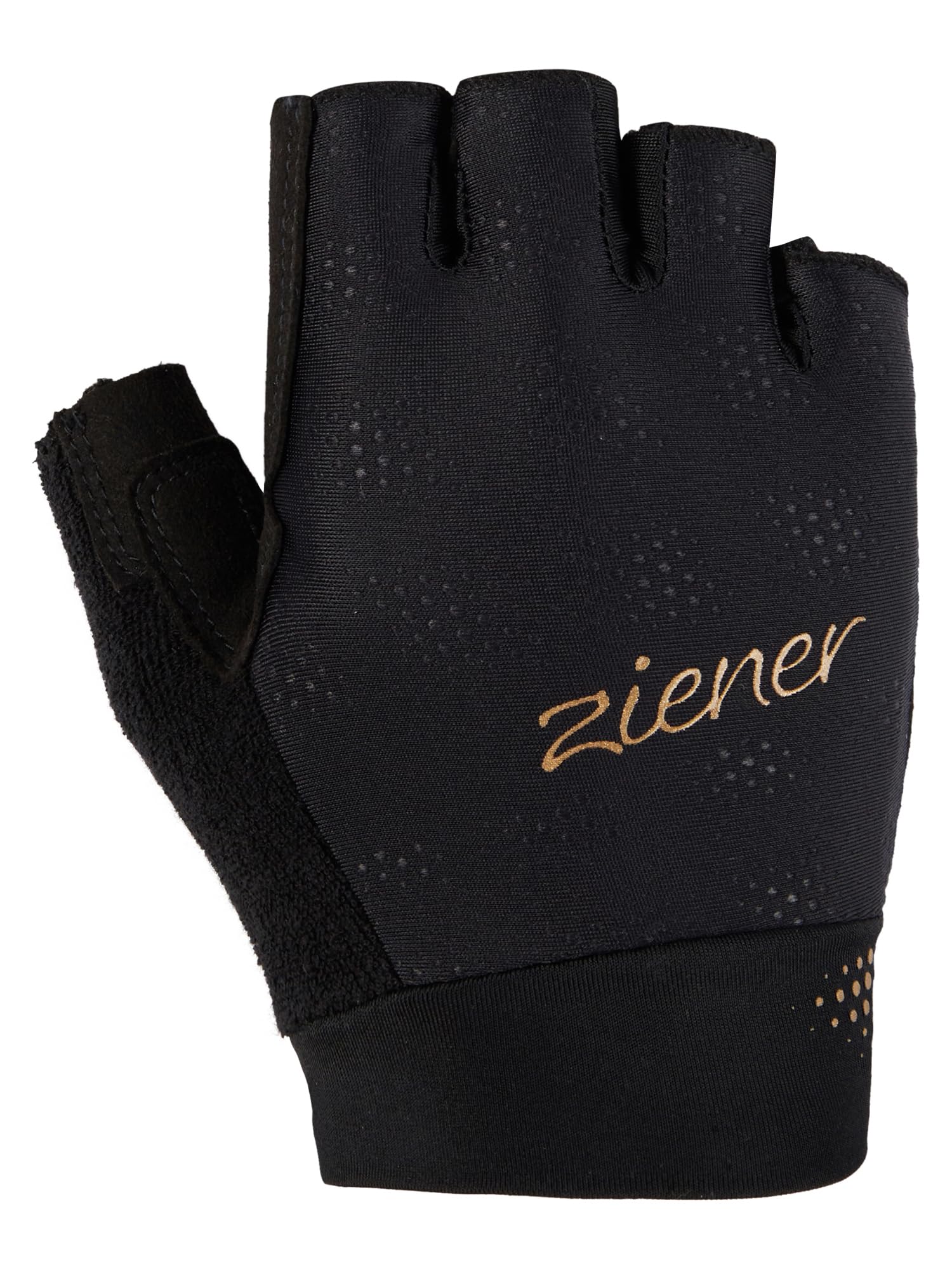 ziener-crissi-lady-fahrradhandschuhe-kurz-gr-7-schwarz image 2