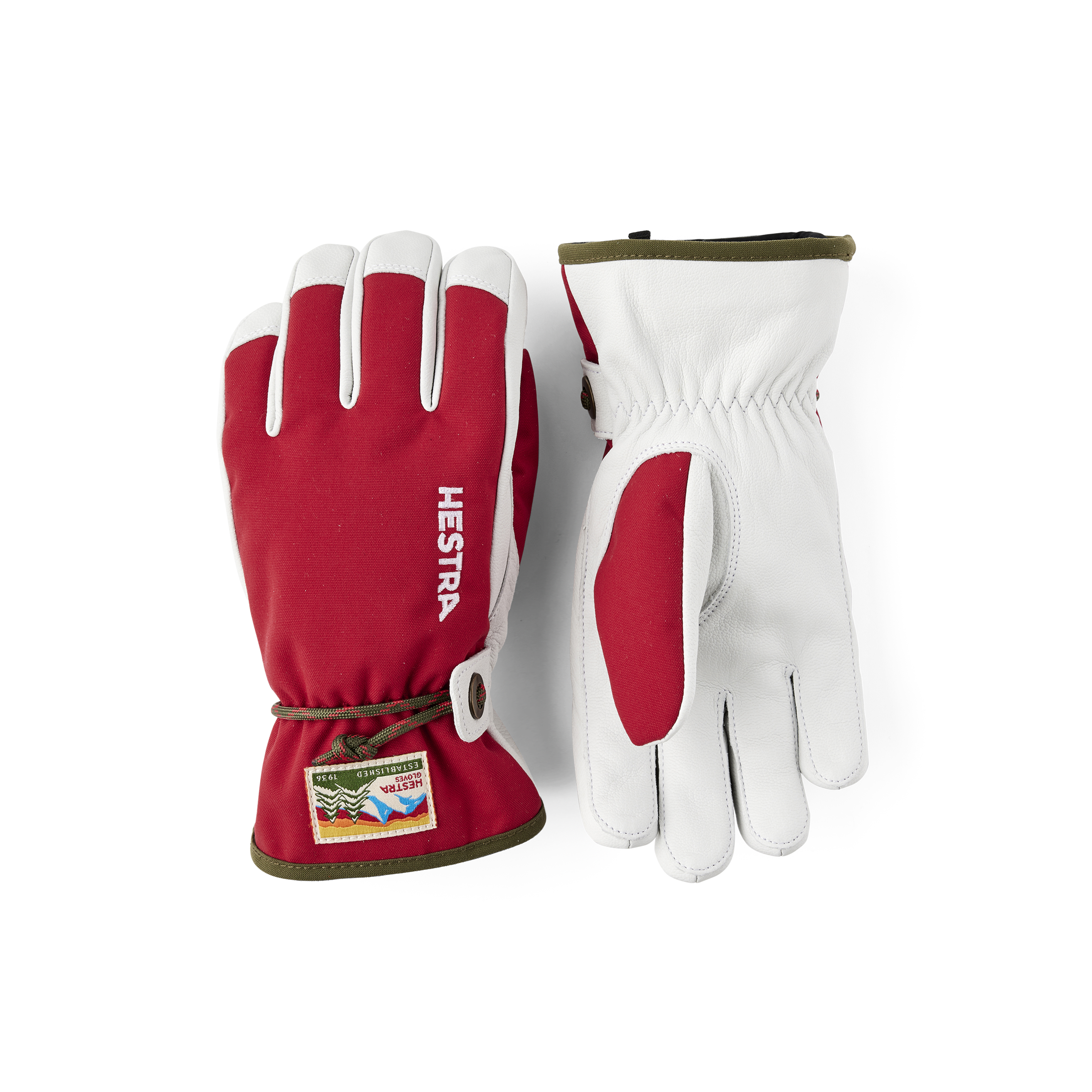 hestra-wakayama-jr-5-finger-skihandschuhe-kinder-ziegenleder image 1