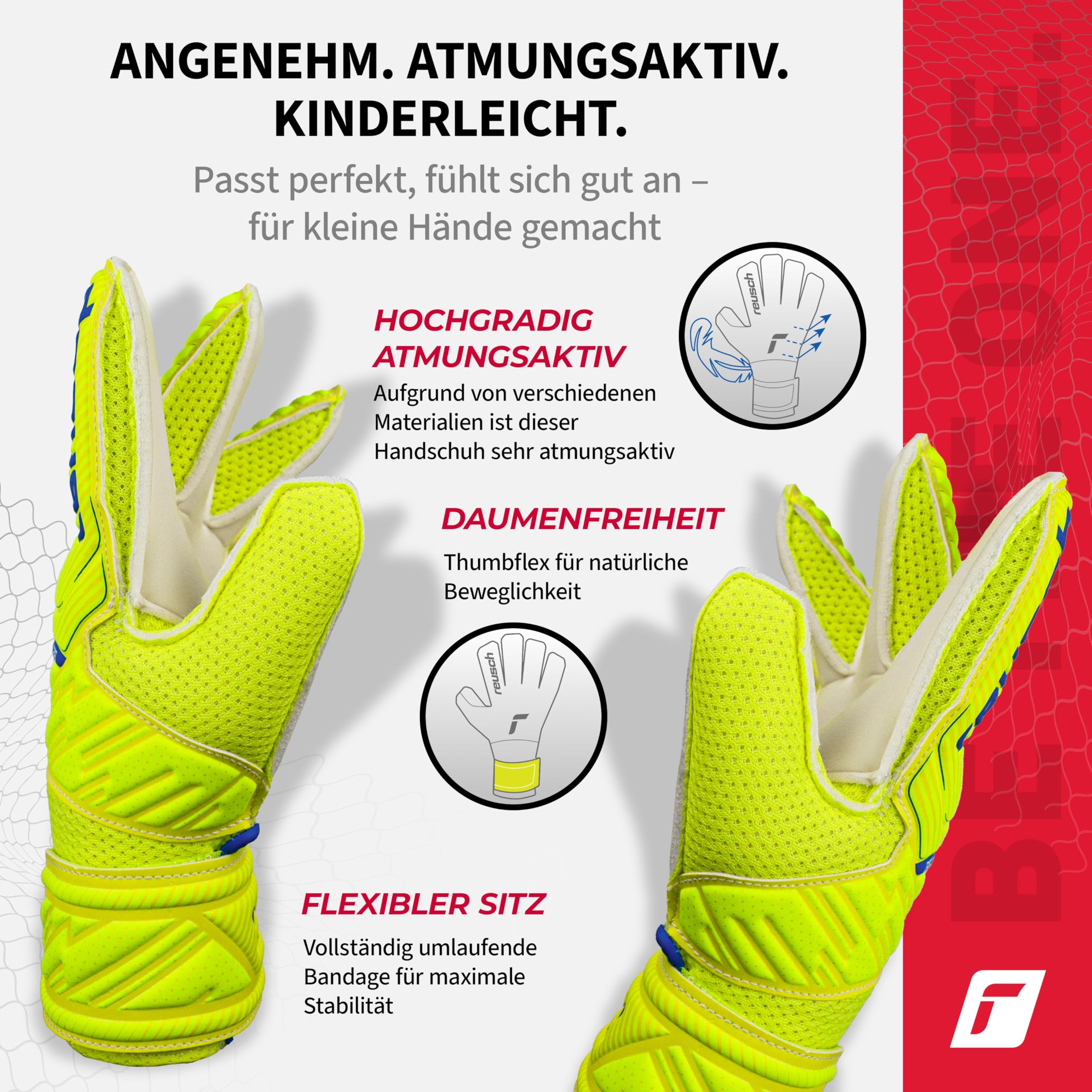 reusch-attrakt-kinder-torwarthandschuhe-gr-6-grip-robust image 6