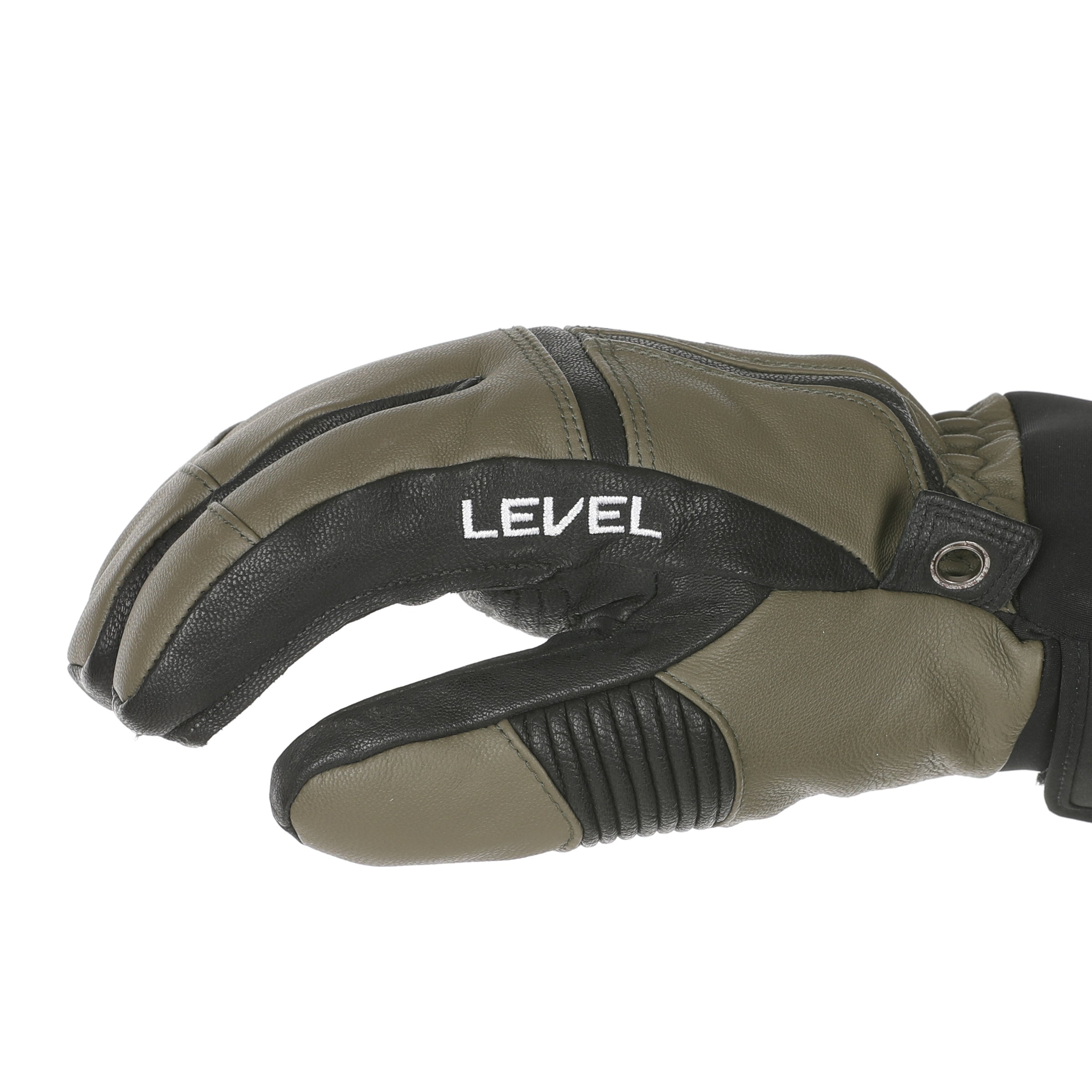 level-off-piste-leather-trigger-skihandschuhe-braun-leder image 3