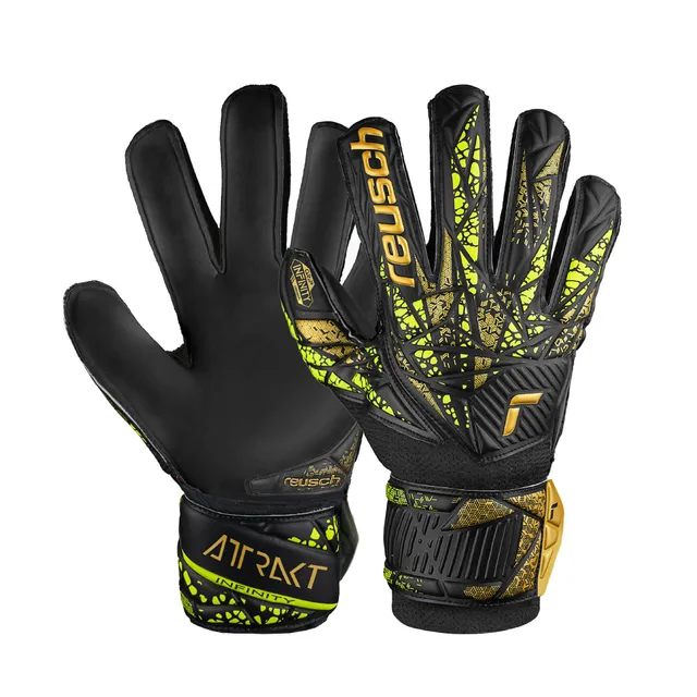 reusch-attrakt-torwarthandschuhe-kinder-fingerschutz-grip image 1