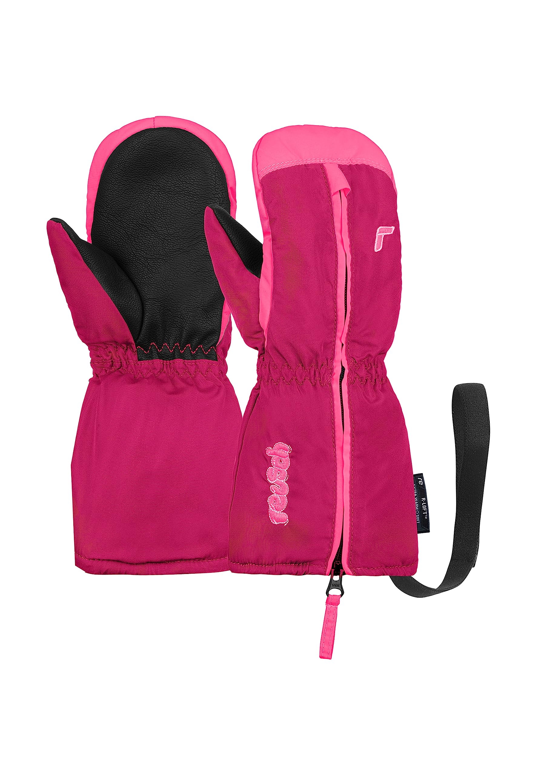 reusch-tom-kinder-skihandschuhe-f-ustlinge-schwarz-gr-n-warm image 5