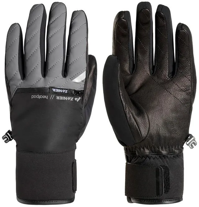 zanier-radiator-stx-skihandschuhe-3-in-1-schwarz image 1