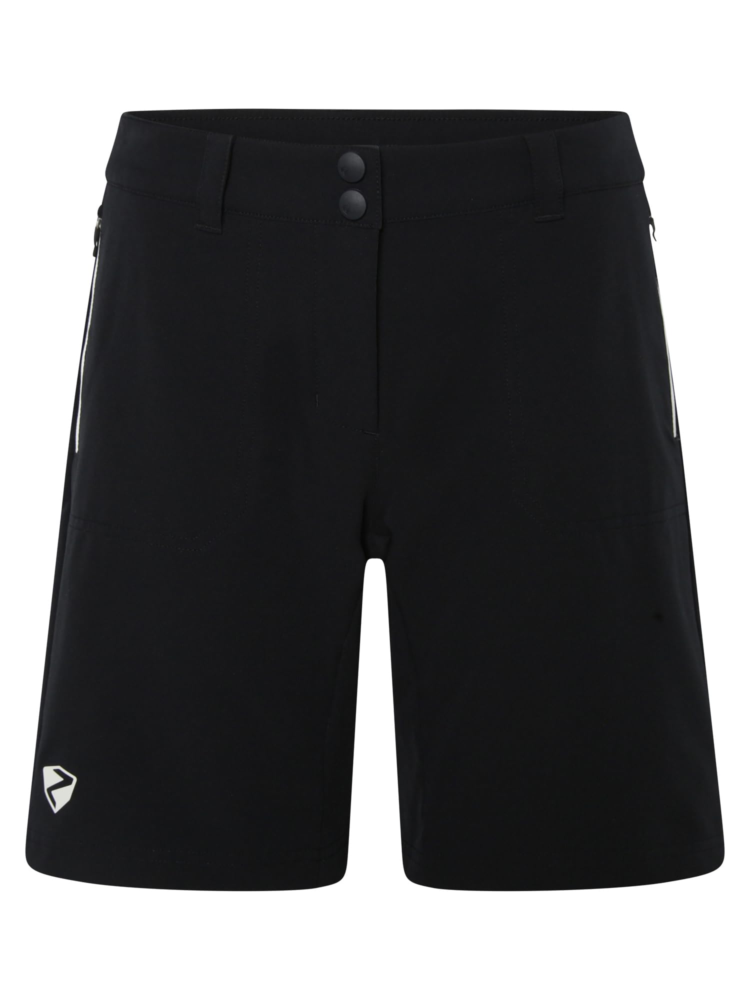 ziener-nakoa-z-bikeshorts-damen-schwarz-wei-gr-38 image 1