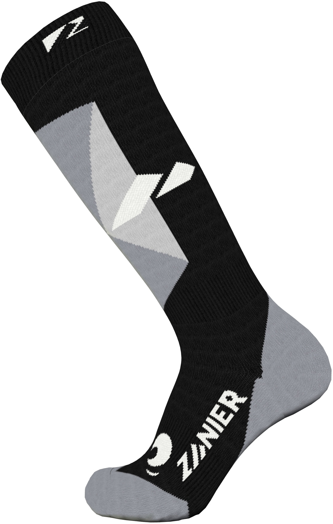 zanier-znowman-sock-kindersocken-schwarz-silber-merinowolle image 4