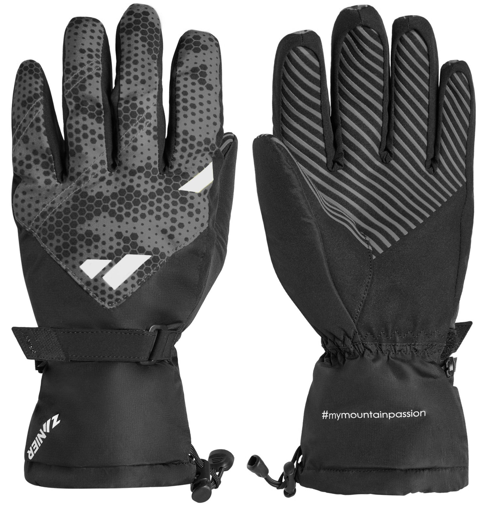 zanier-dienten-stx-skihandschuh-schwarz-royal-5-kinder image 7