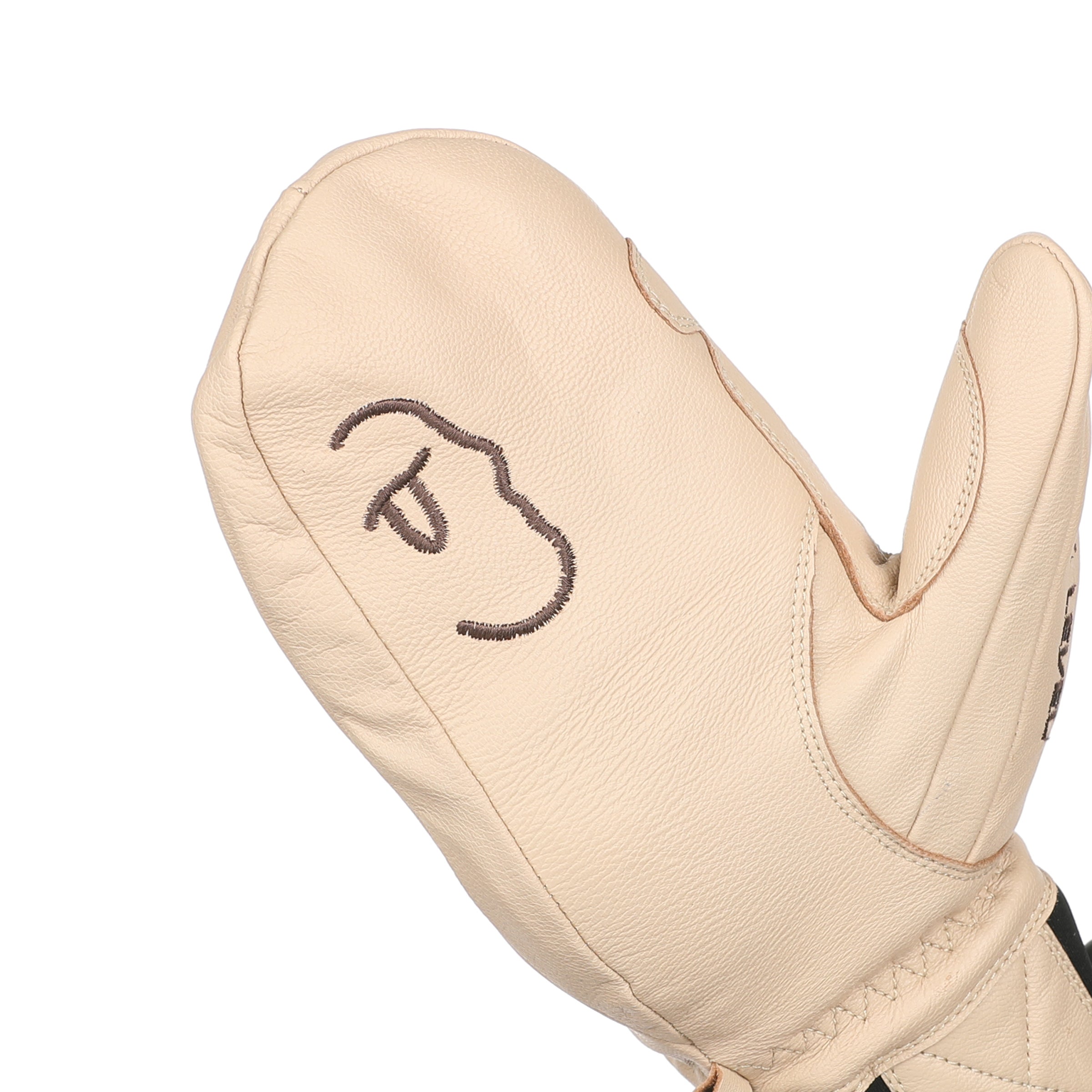level-super-pipe-joy-mitt-skihandschuhe-beige-leder-damen image 8
