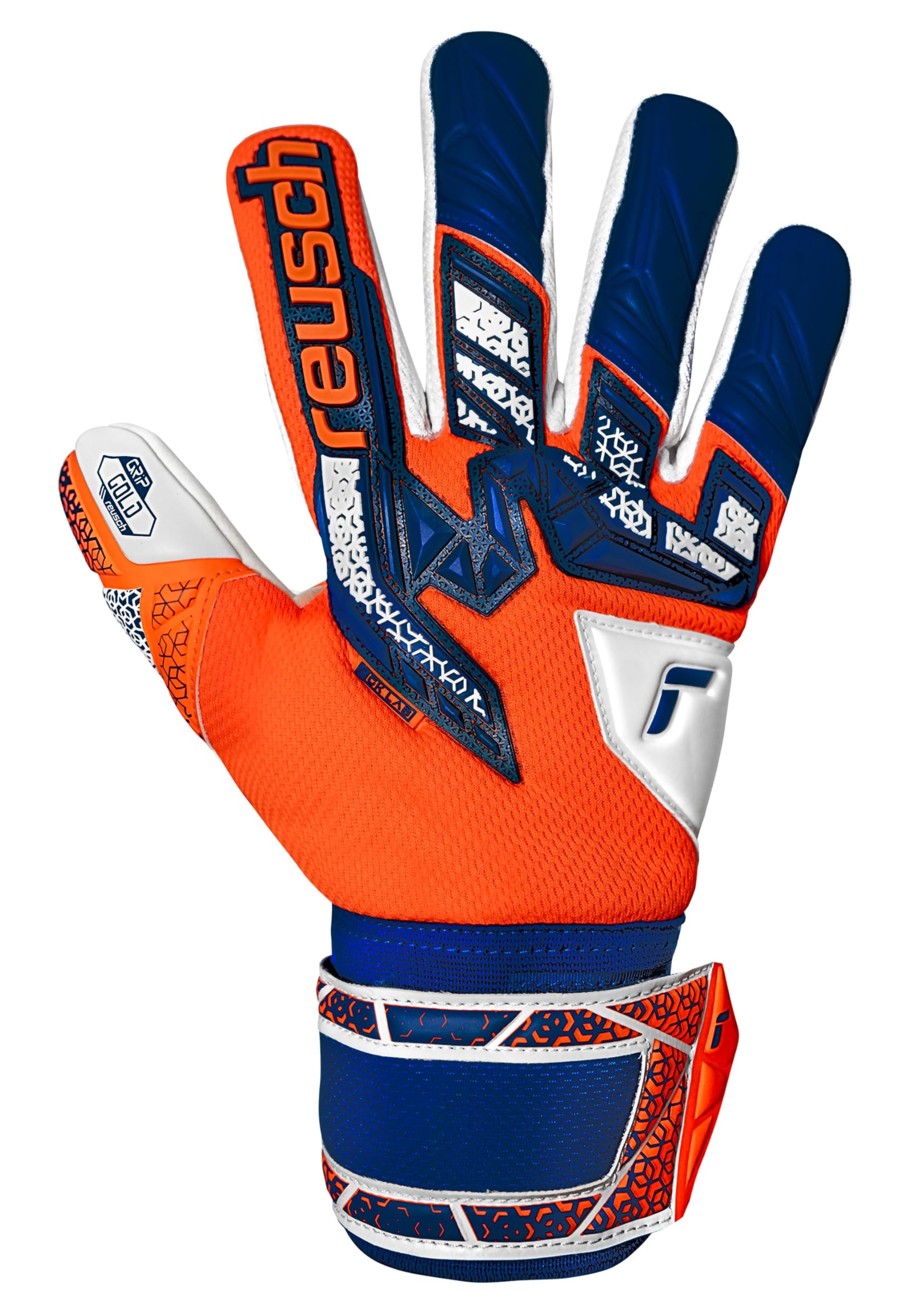reusch-attrakt-freegel-gold-nc-torwarthandschuhe-gr-10-gold-grip image 2