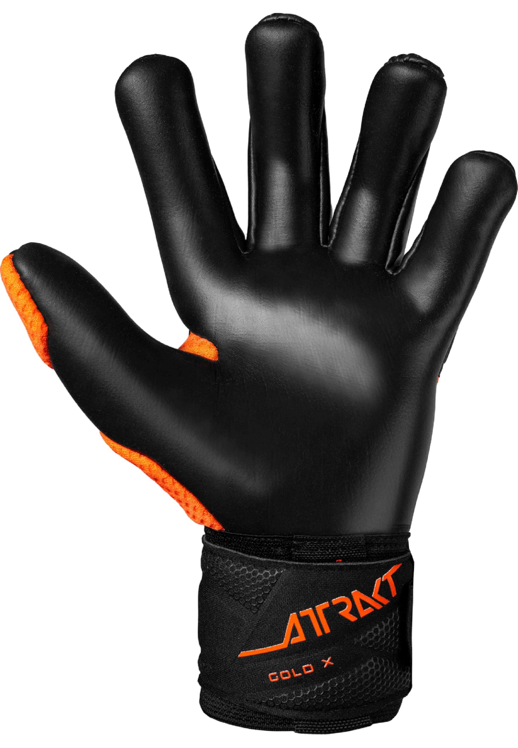 reusch-attrakt-torwarthandschuhe-gr-e-9-mit-gold-x-latex image 4