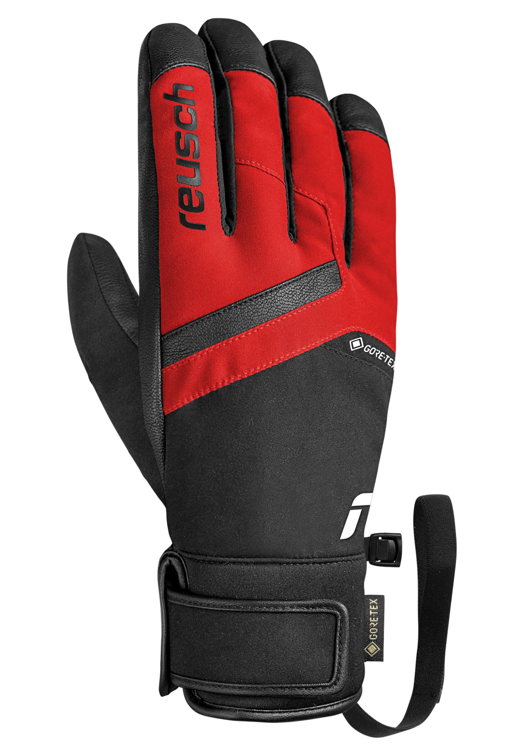 reusch-down-spirit-gore-tex-skihandschuhe-softshell-schwarz-grau image 2