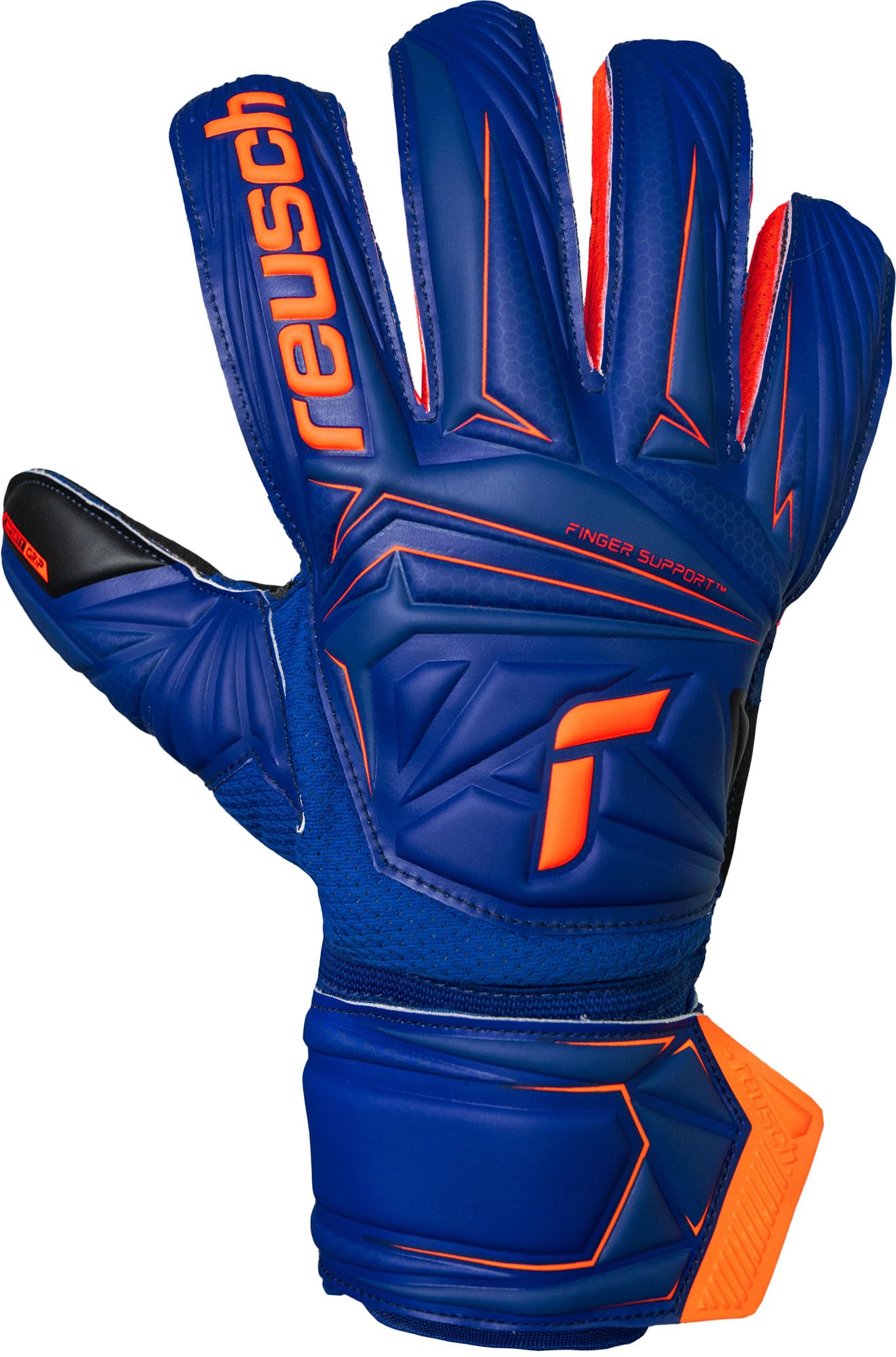reusch-attrakt-torwarthandschuhe-gr-9-fingerschutz-grip image 2
