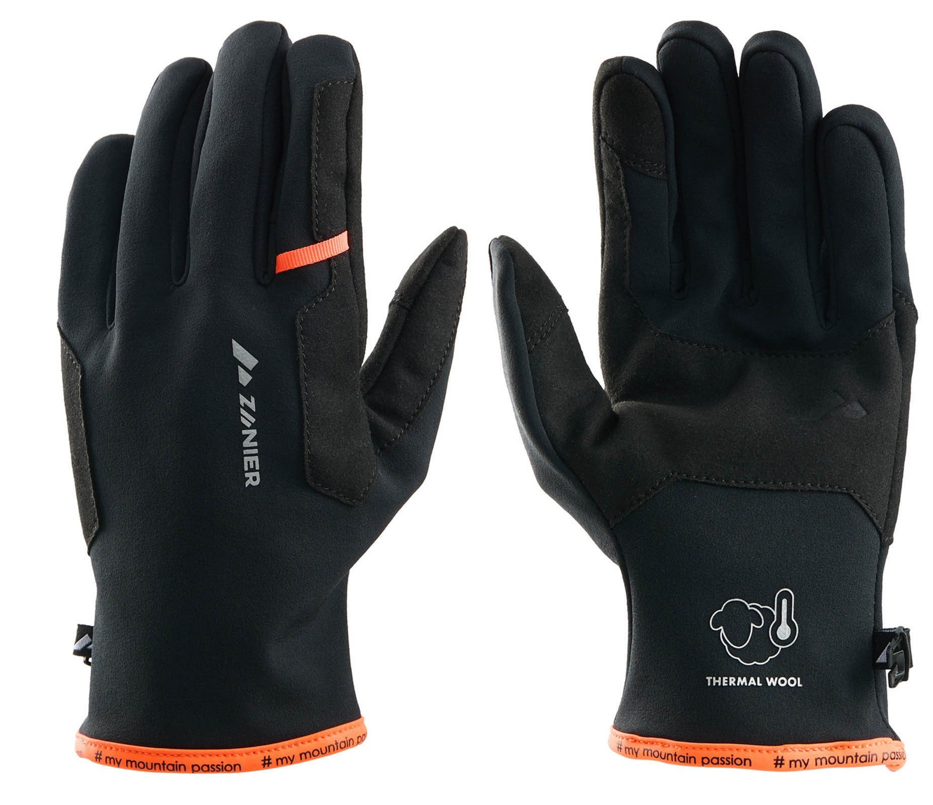 zanier-similaun-softshell-handschuhe-schwarz-winddicht image 2