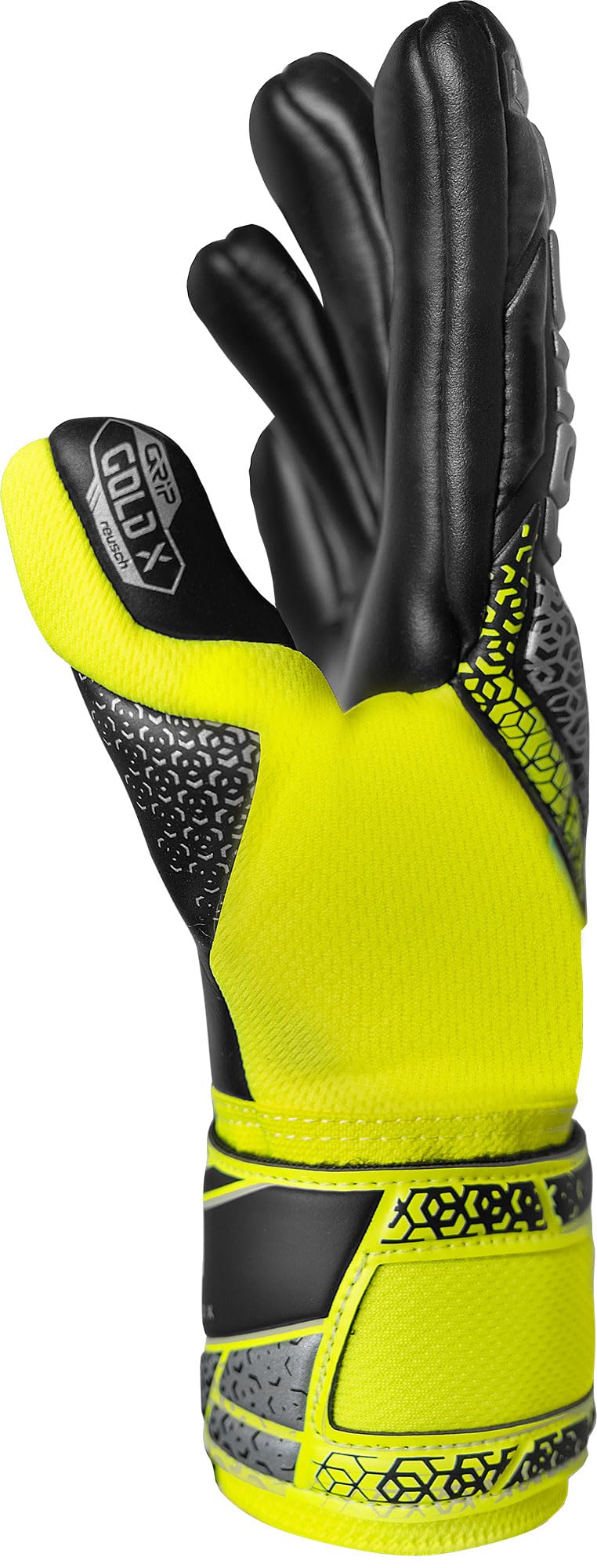 reusch-attrakt-torwarthandschuhe-gr-10-mit-gold-x-grip image 3