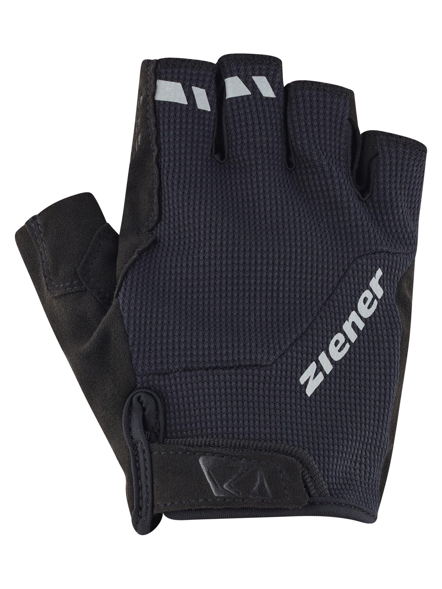 ziener-como-z-fahrradhandschuhe-kurzfinger-schwarz-8-5-gepolstert image 2