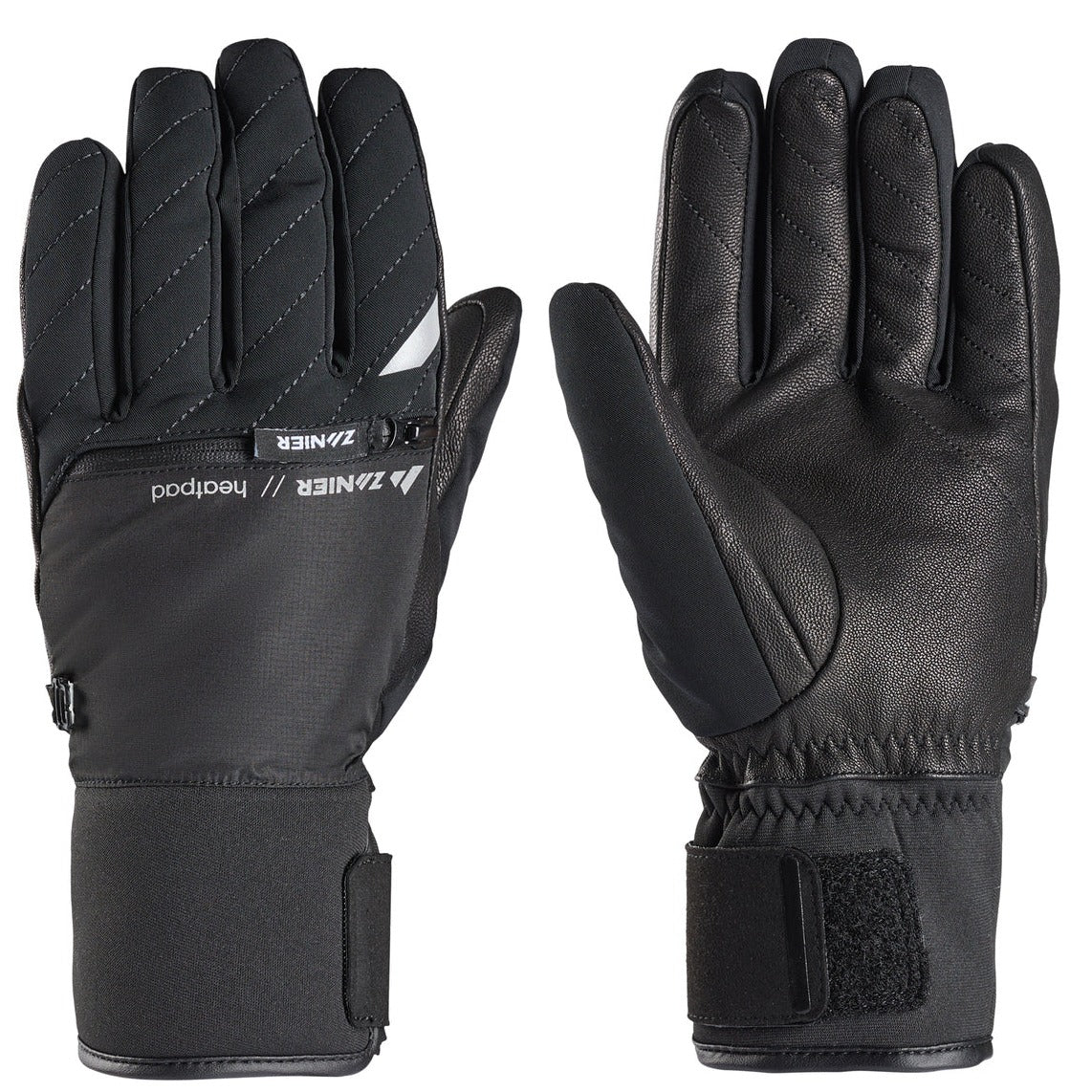 zanier-radiator-stx-skihandschuhe-3-in-1-schwarz image 2