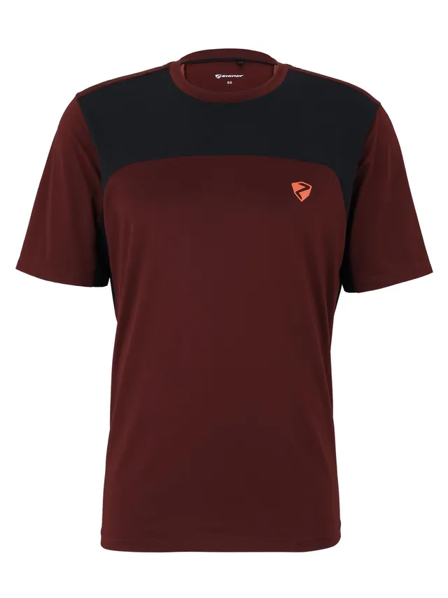 ziener-nucio-z-herren-t-shirt-50-redwood-schnelltrocknend image 1