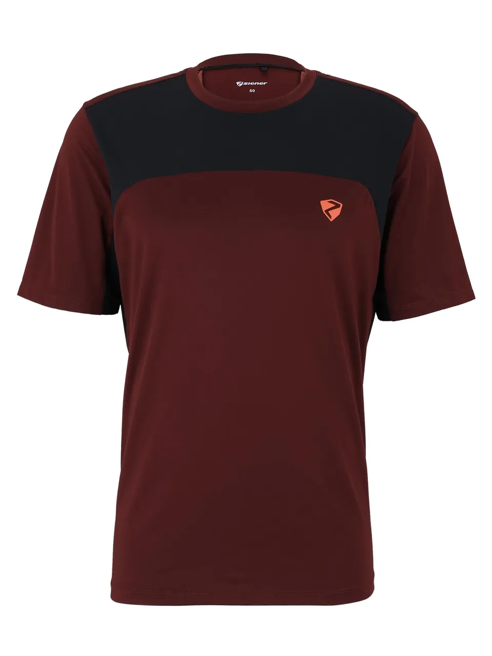 ziener-nucio-z-herren-t-shirt-50-redwood-schnelltrocknend image 1