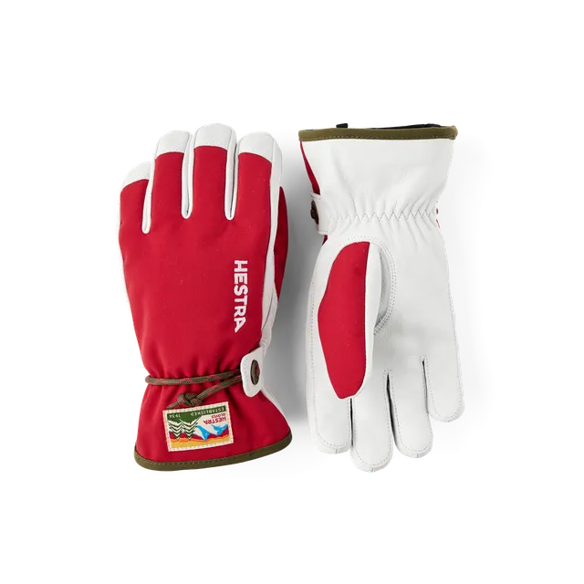 hestra-wakayama-jr-5-finger-skihandschuhe-kinder-ziegenleder image 1