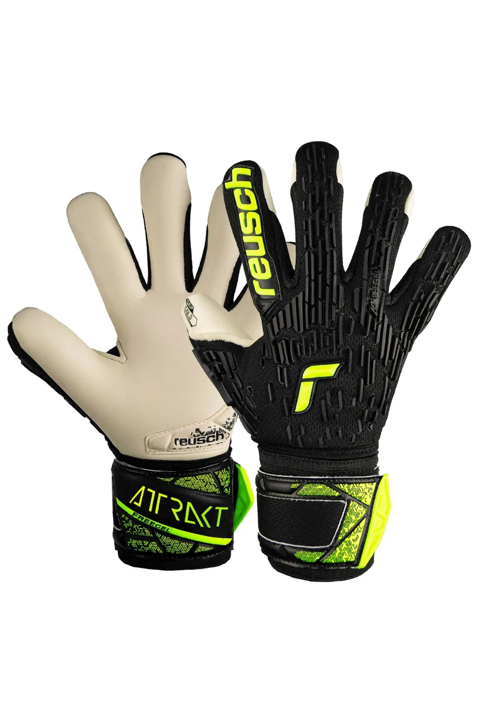 reusch-attrakt-freegel-gold-finger-support-torwarthandschuhe-kinder-gr-8 image 1