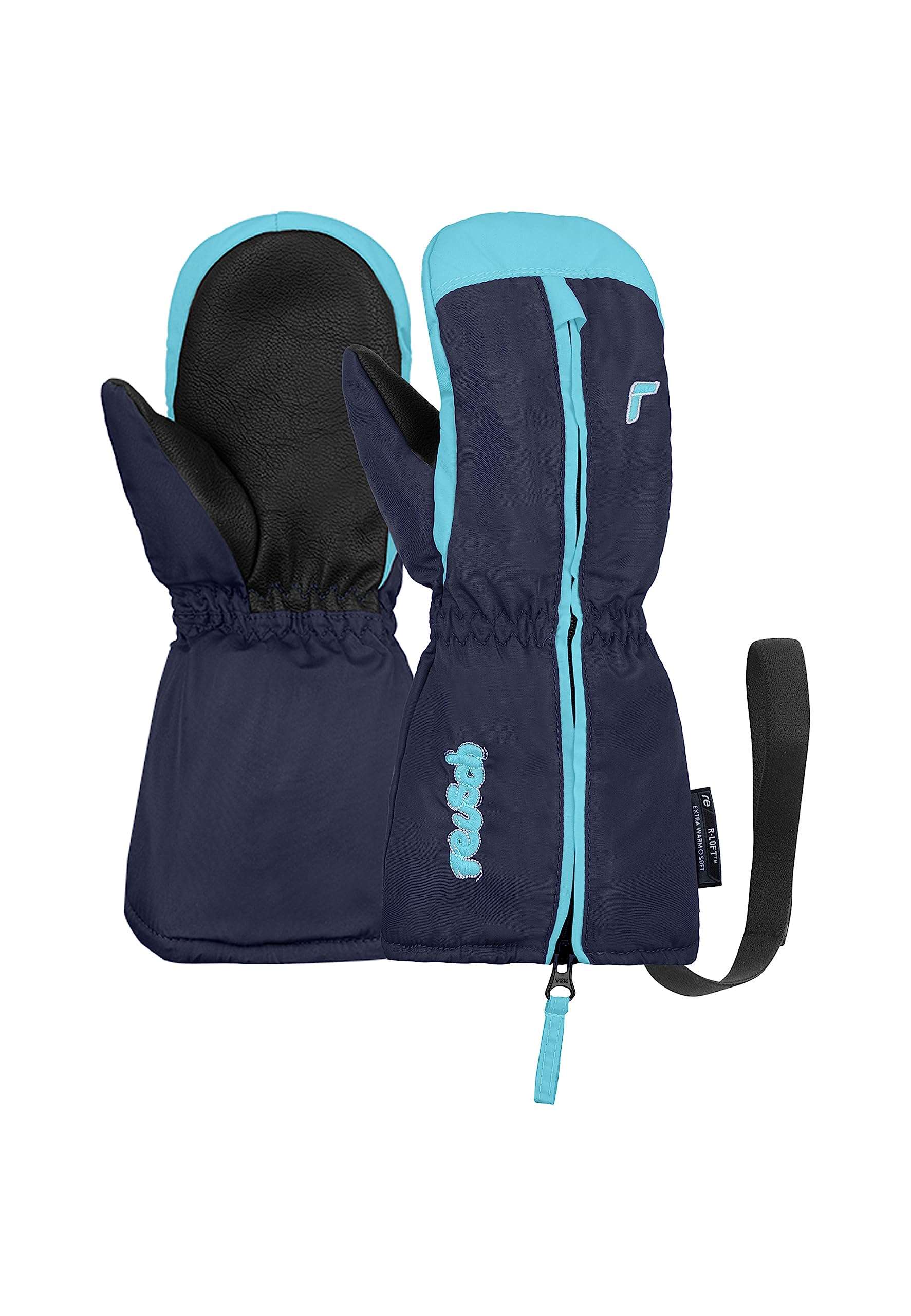 reusch-tom-kinder-skihandschuhe-f-ustlinge-schwarz-gr-n-warm image 4