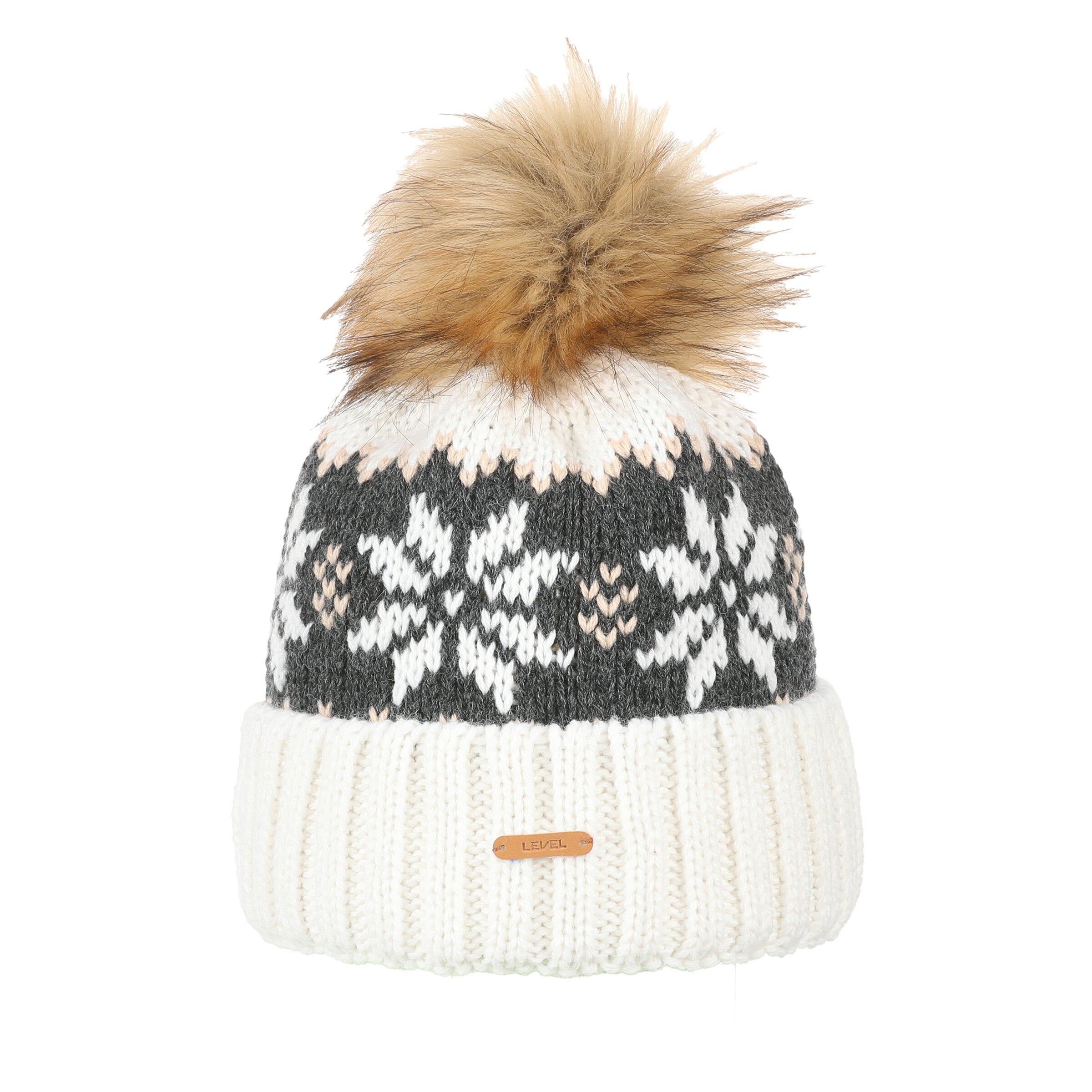 level-off-piste-artic-damen-winterm-tze-beanie-white image 3