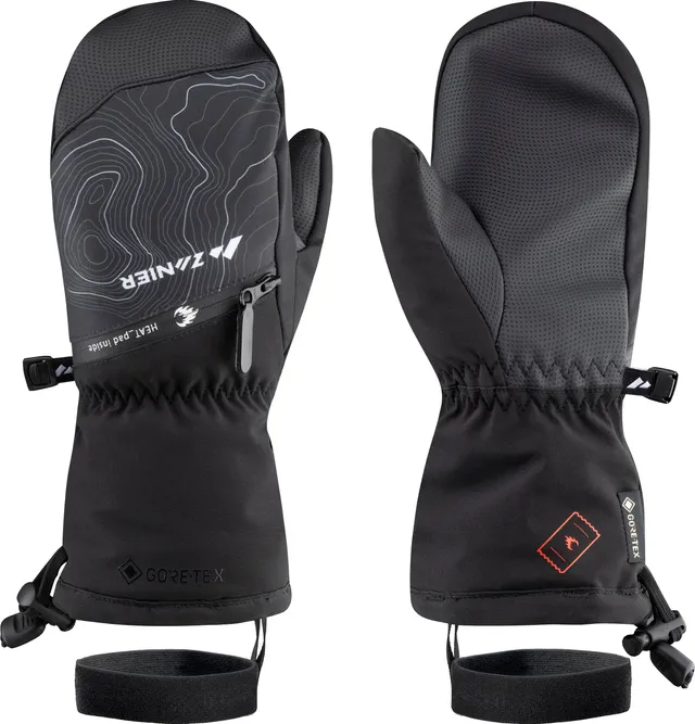 zanier-heat-pads-gtx-mitten-junior-schwarz-gore-tex image 1