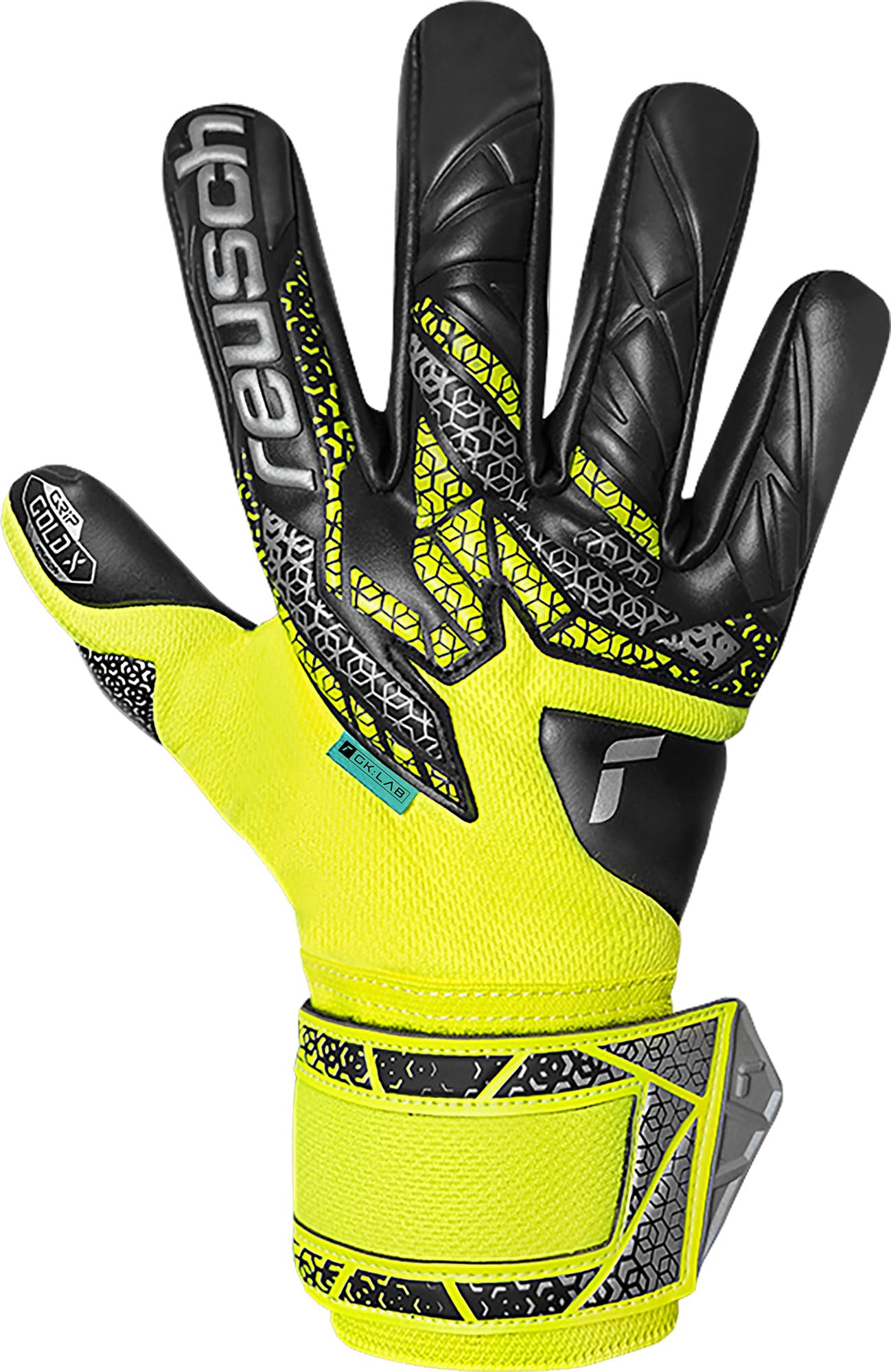 reusch-attrakt-torwarthandschuhe-gr-10-mit-gold-x-grip image 2