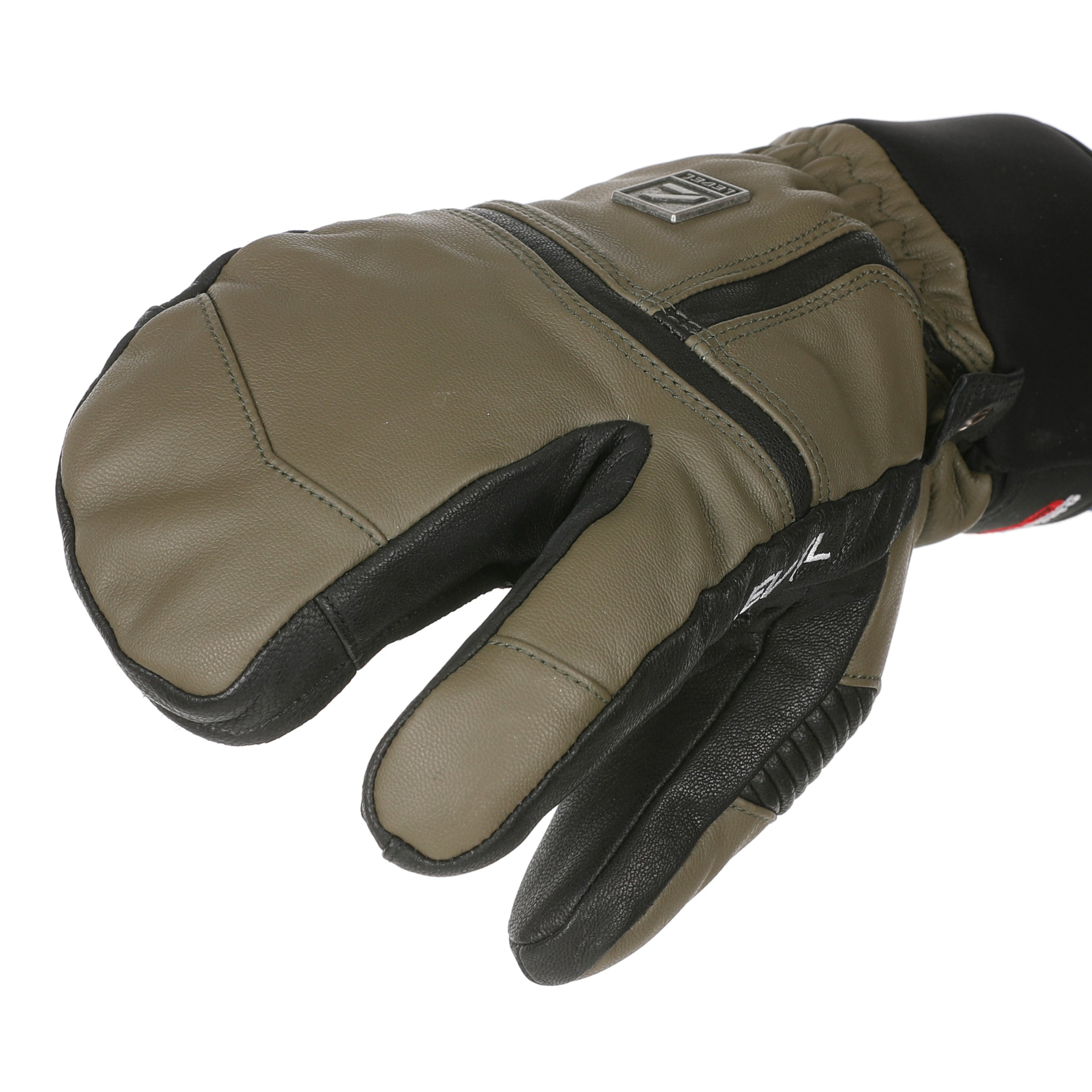 level-off-piste-leather-trigger-skihandschuhe-braun-leder image 7