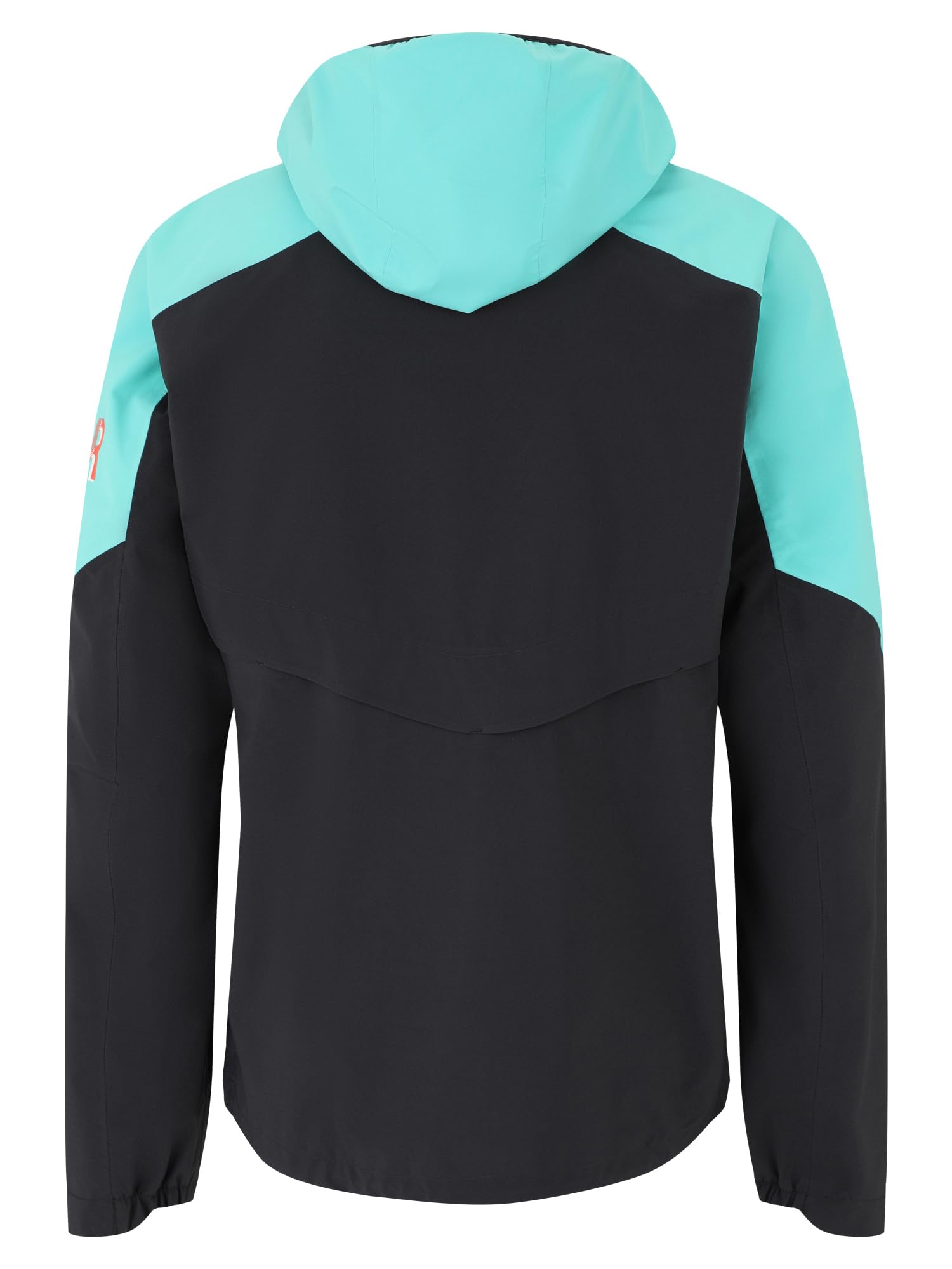 ziener-nemil-z-herren-regenjacke-50-schwarz-teal-wasserdicht image 2