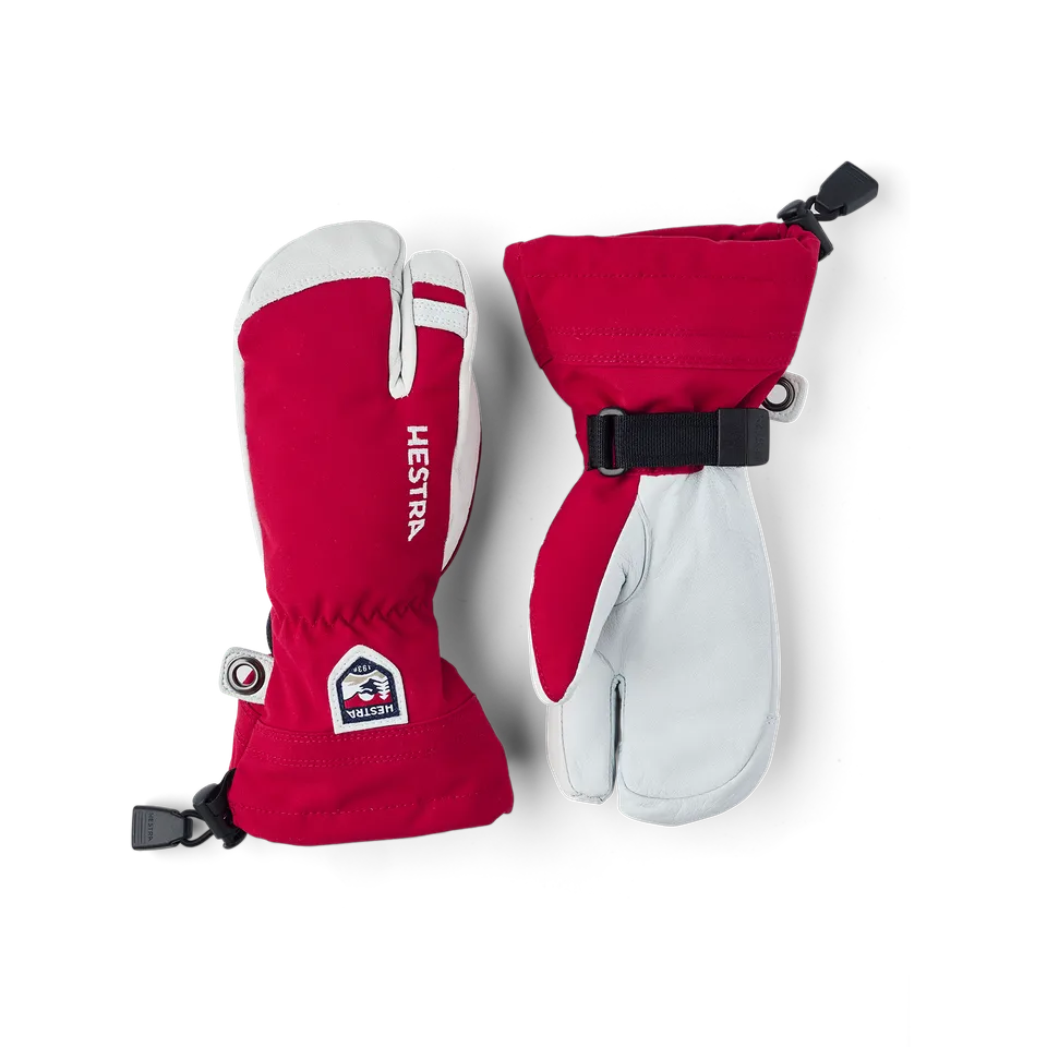 hestra-army-leather-heli-ski-jr-3-finger-skihandschuh-kinder-sehr-warm image 1