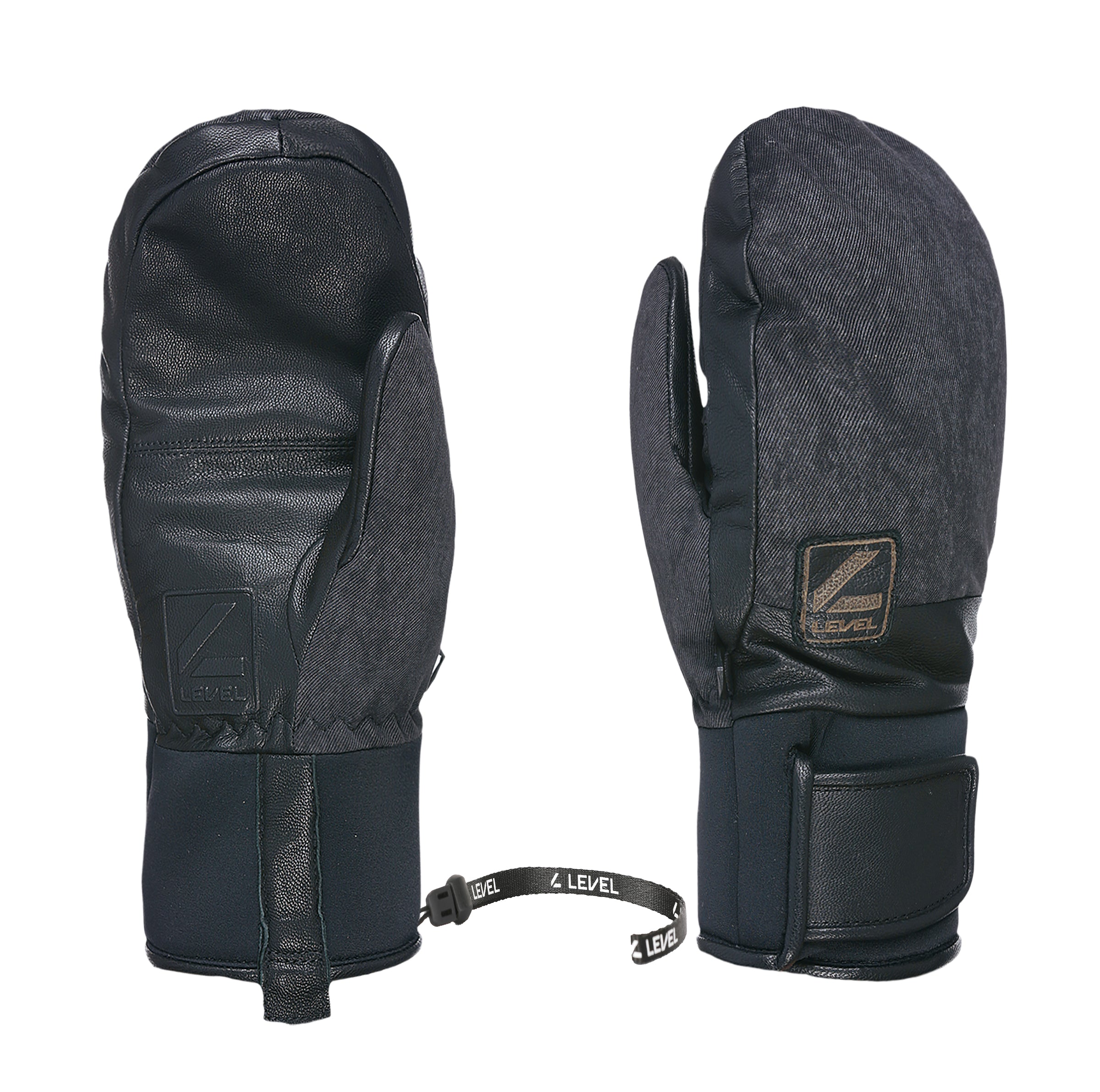 level-rover-f-ustlinge-skihandschuhe-olivgr-n-wasserdicht-ziegenleder image 1