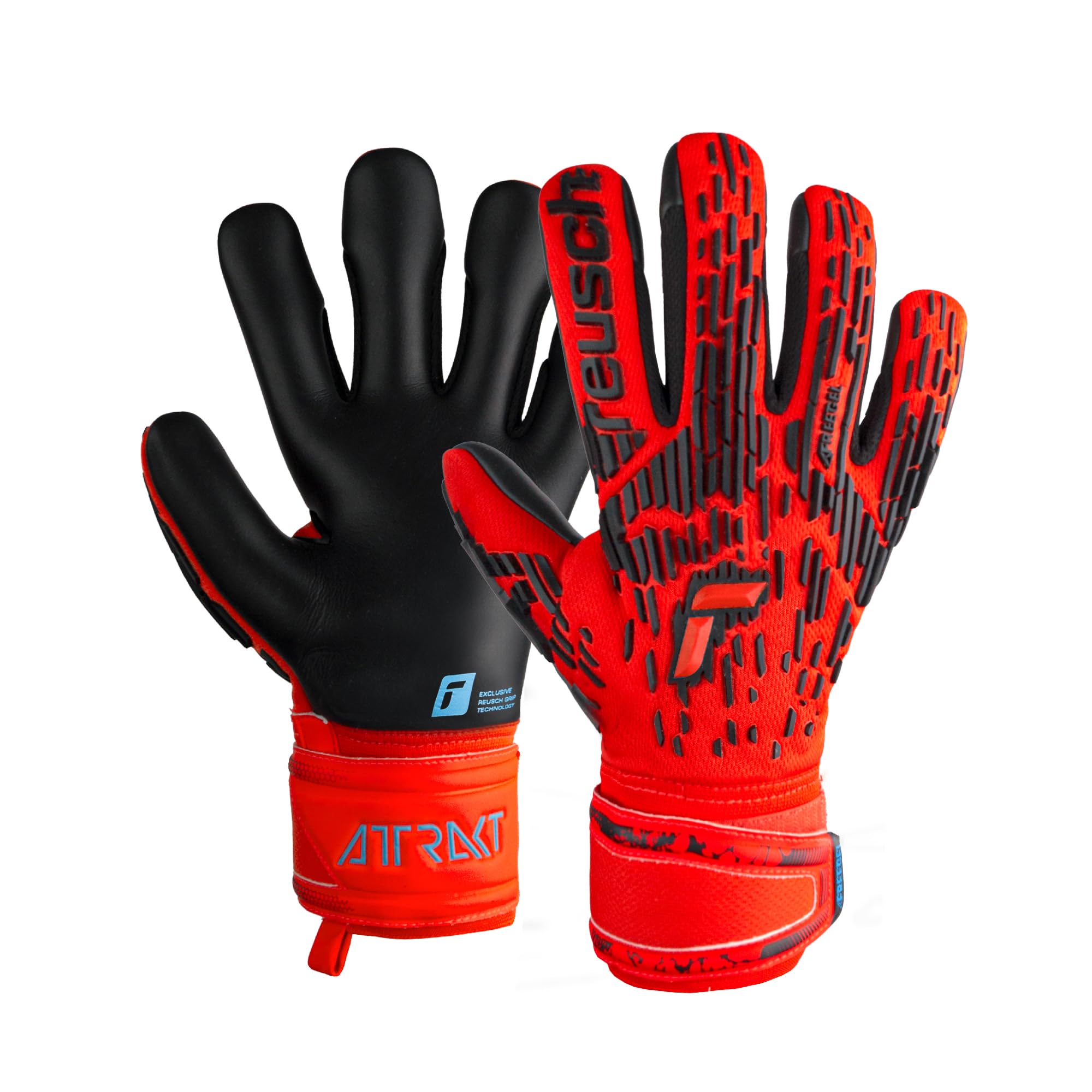 reusch-attrakt-torwarthandschuhe-gr-9-grip-silver-rot-blau image 1