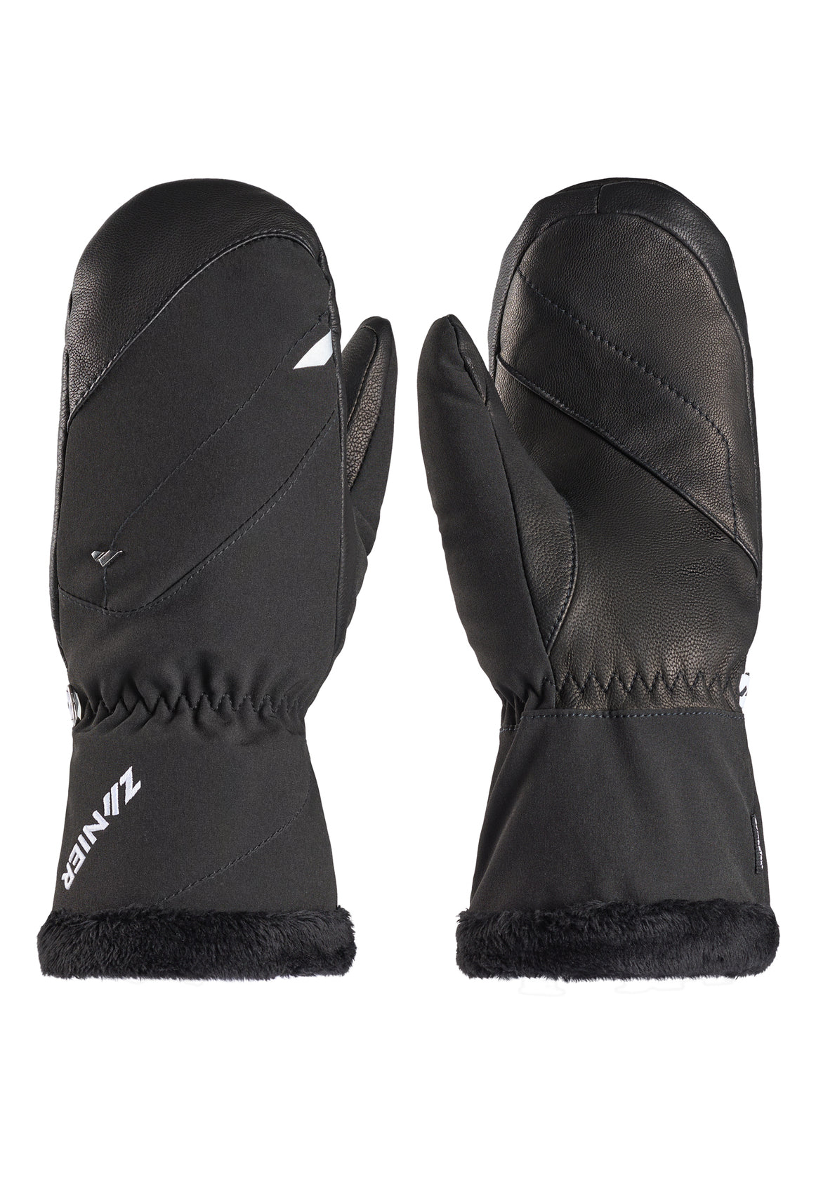 zanier-lech-stx-f-ustlinge-damen-skihandschuhe-schwarz-leder image 2