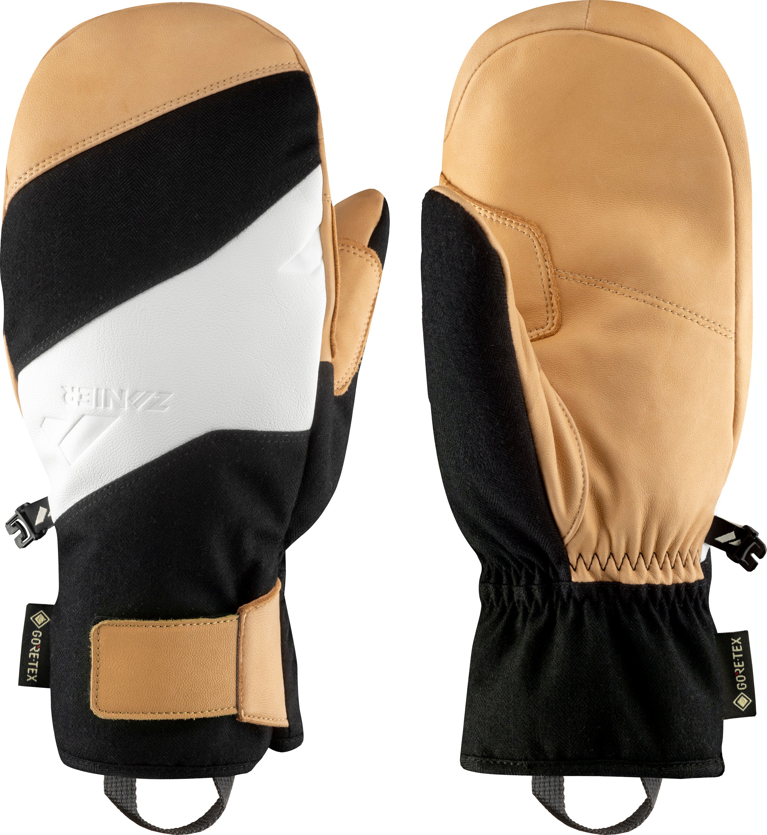 zanier-sky-gtx-mitten-f-ustlinge-gore-tex-schwarz-leder image 1