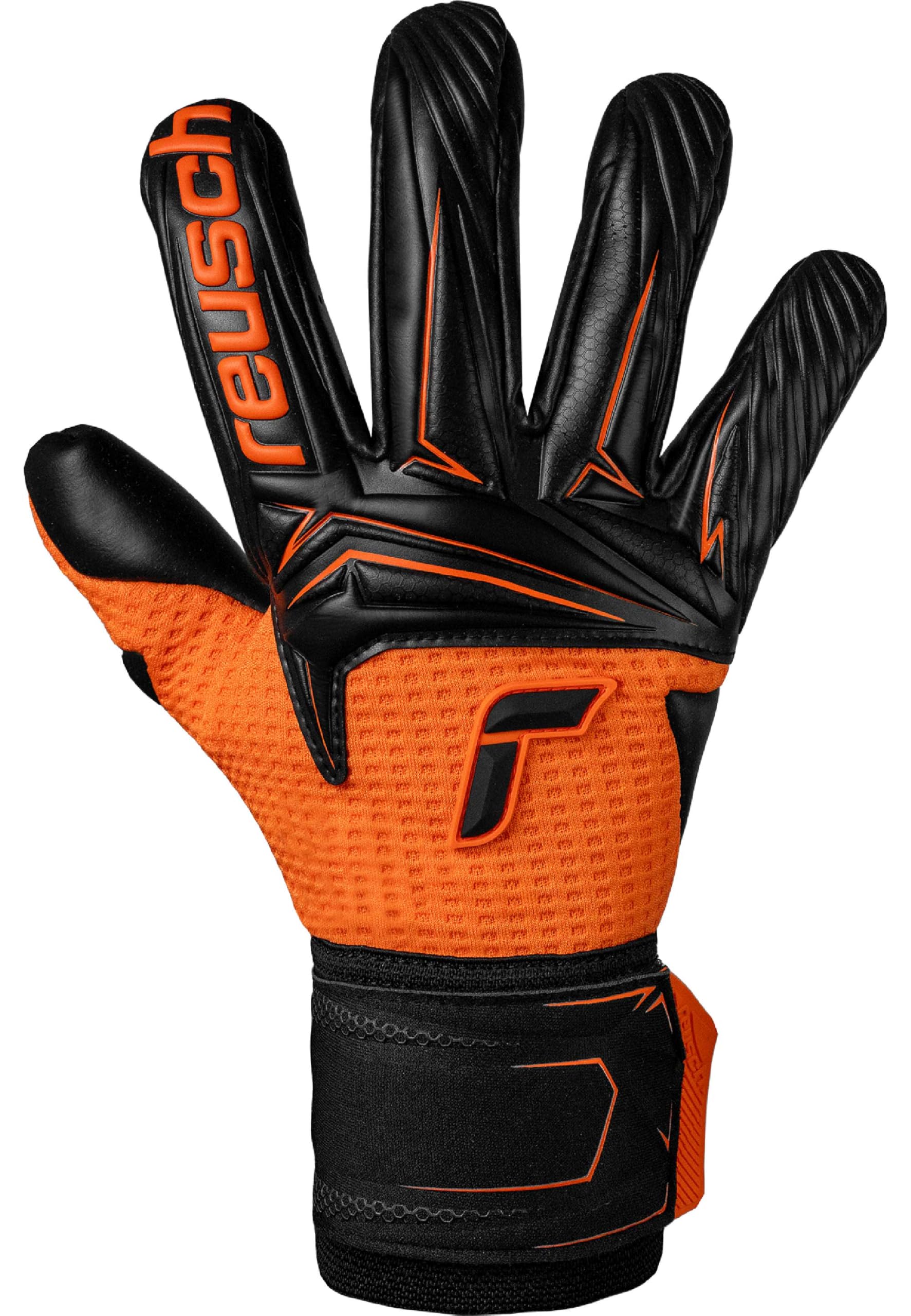 reusch-attrakt-torwarthandschuhe-gr-e-9-mit-gold-x-latex image 2