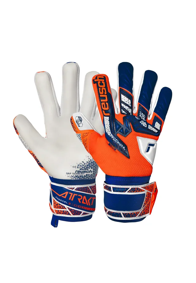 reusch-attrakt-freegel-gold-nc-torwarthandschuhe-gr-10-gold-grip image 1