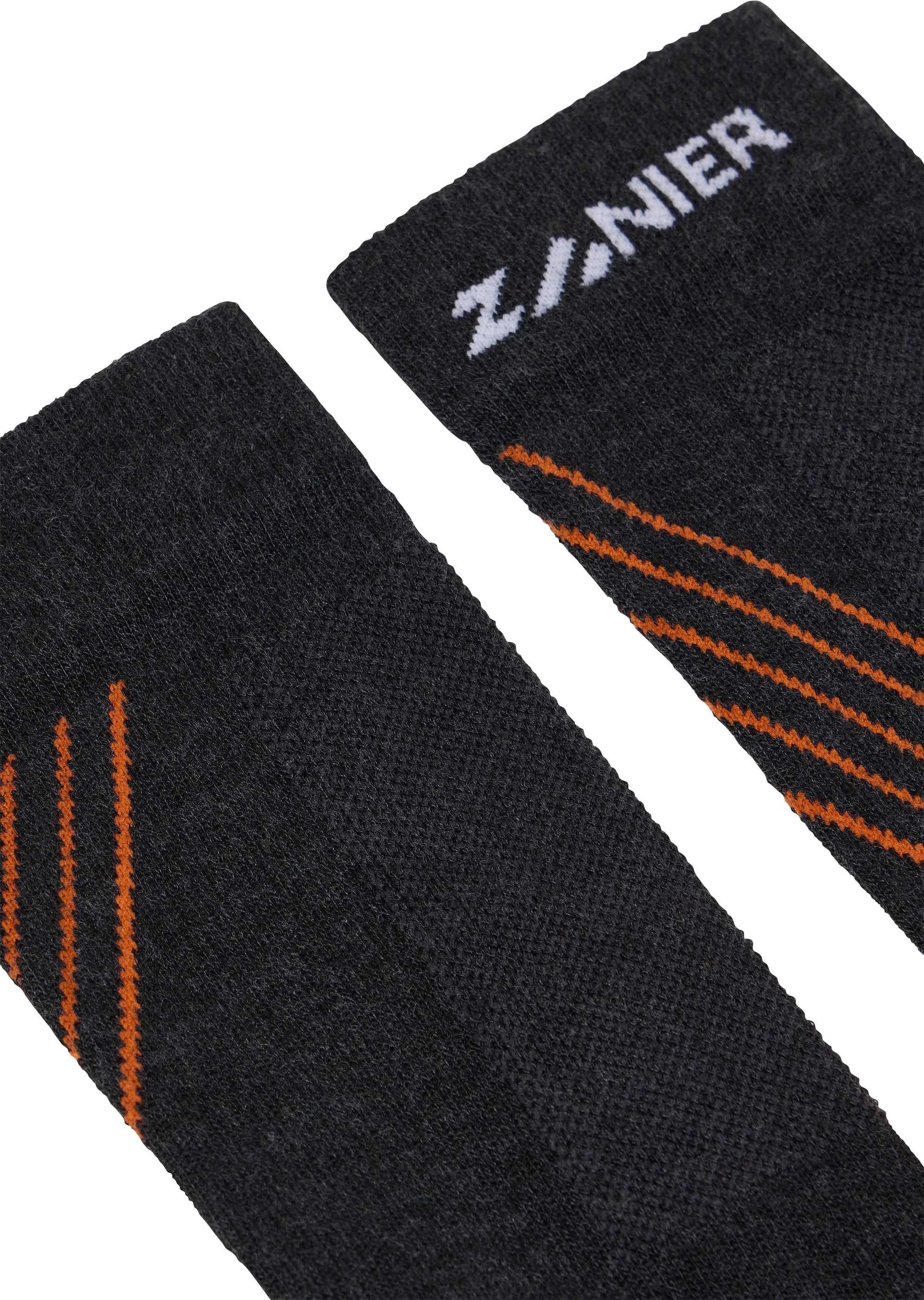 zanier-hiking-socks-wandersocken-orange-mittelgrau image 6