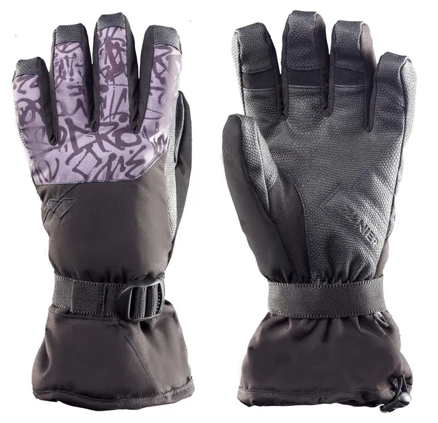 zanier-gap-stx-skihandschuh-schwarz-anthrazit-mit-protektoren image 1