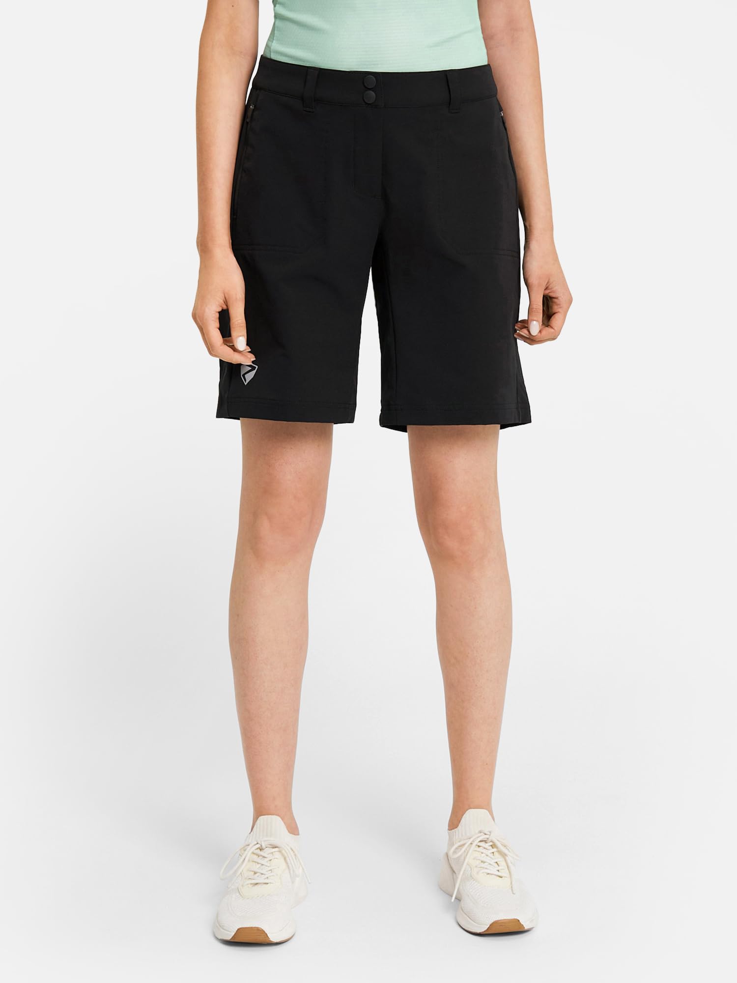 ziener-nakoa-lady-outdoor-shorts-damen-elastisch-schwarz image 3