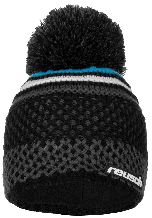 reusch-ellie-beanie-strickm-tze-bommel-fleecefutter image 1