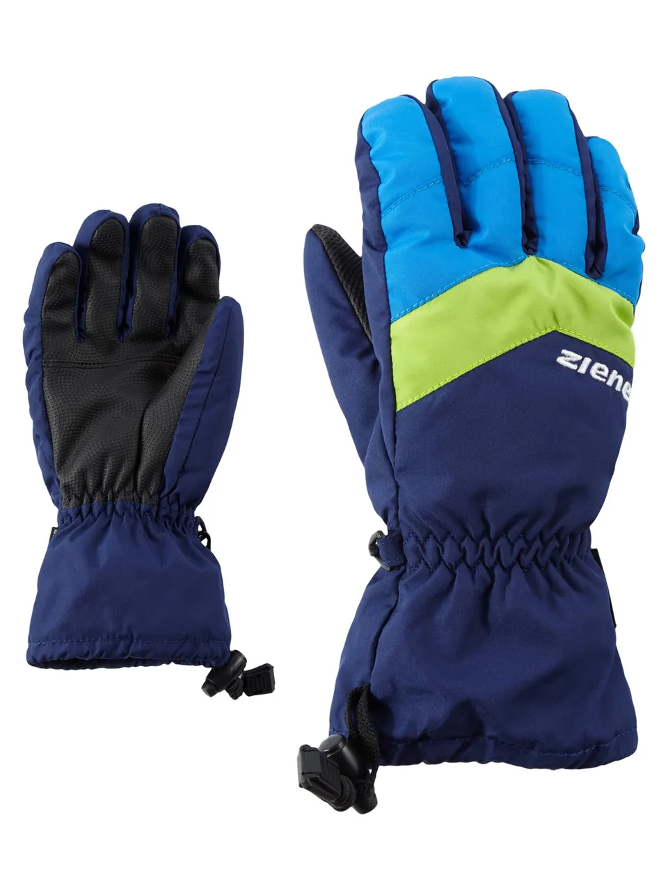 ziener-lett-as-junior-skihandschuhe-schwarz-aquashield image 1