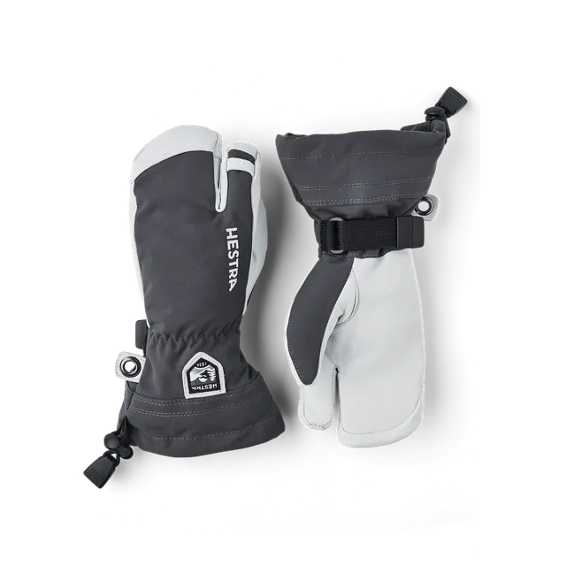 hestra-army-leather-heli-ski-jr-3-finger-skihandschuh-kinder image 1