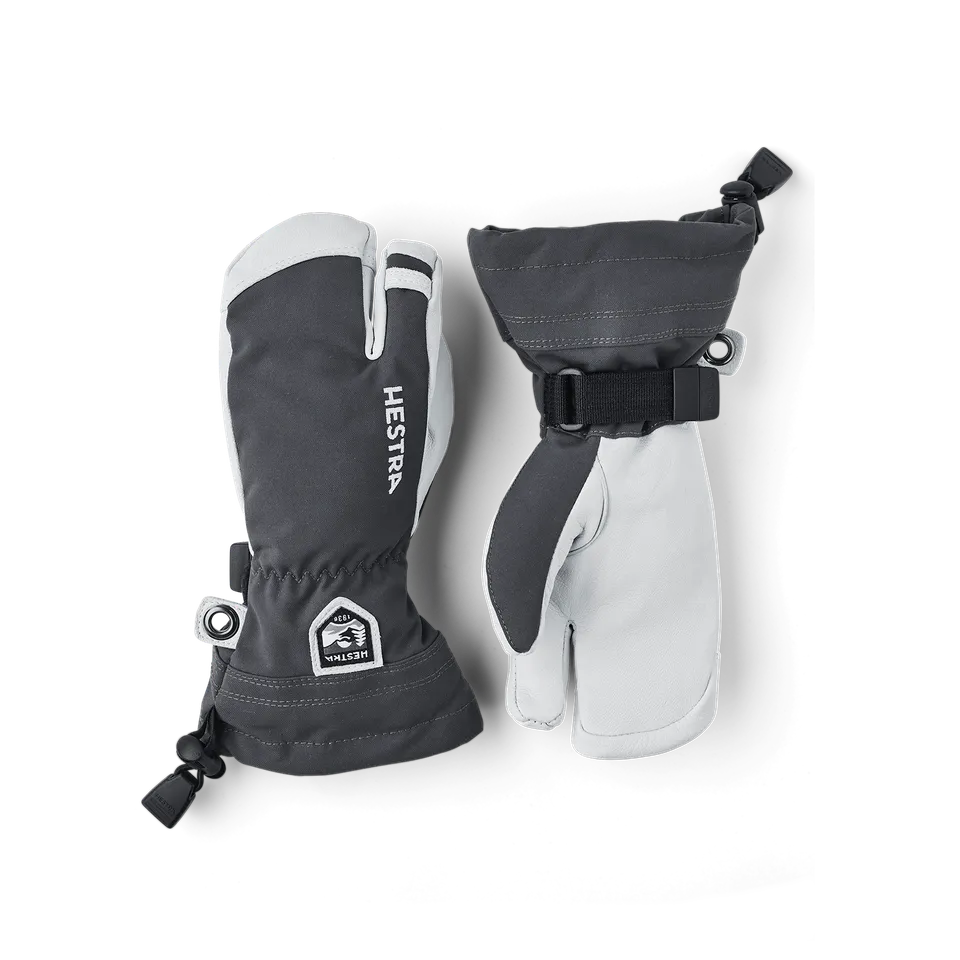 hestra-army-leather-heli-ski-jr-3-finger-skihandschuh-kinder image 1