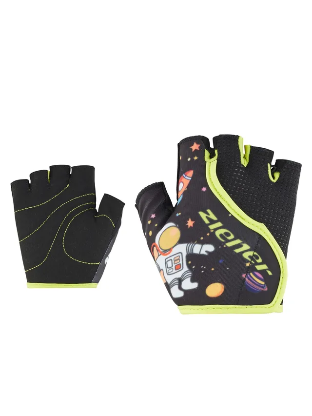 ziener-claudi-z-junior-kinder-fahrradhandschuhe-schwarz-m-gepolstert image 1